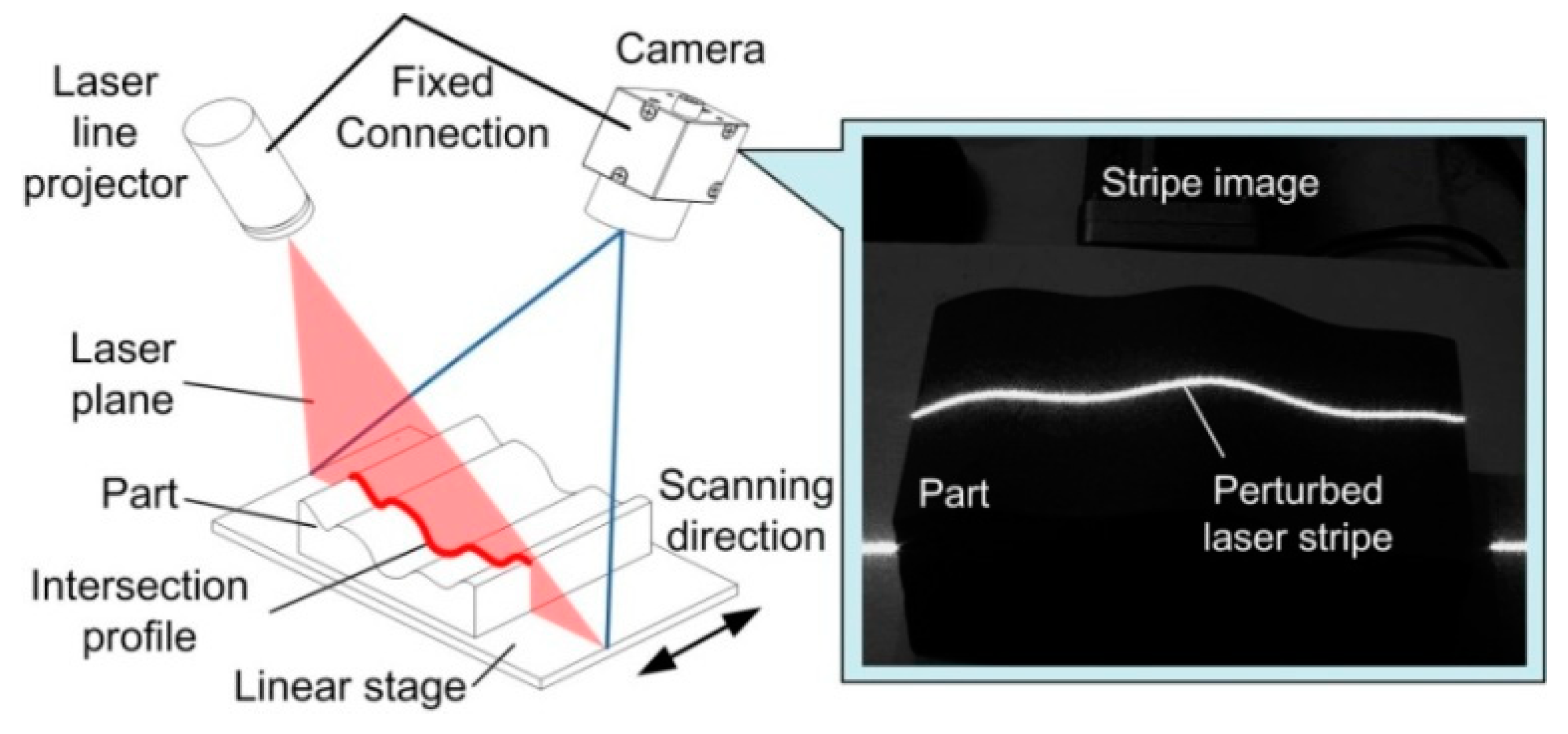 Structured Light Laser Line Shelly Lighting