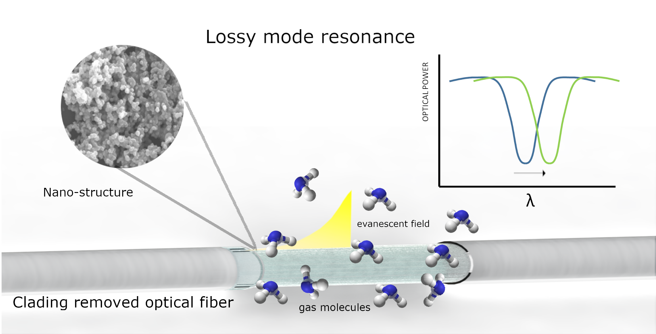 Sensors Free FullText Fiber Optic Gas Sensors Based on Lossy Mode
