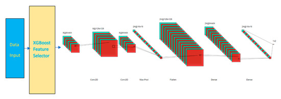 Using Embedded Feature Selection and CNN for Classification
