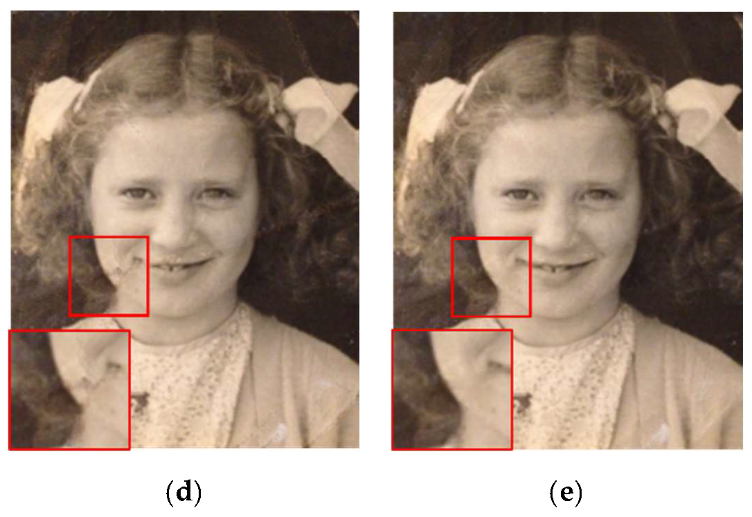 Learning-Based Image Damage Area Detection for Old Photo Recovery