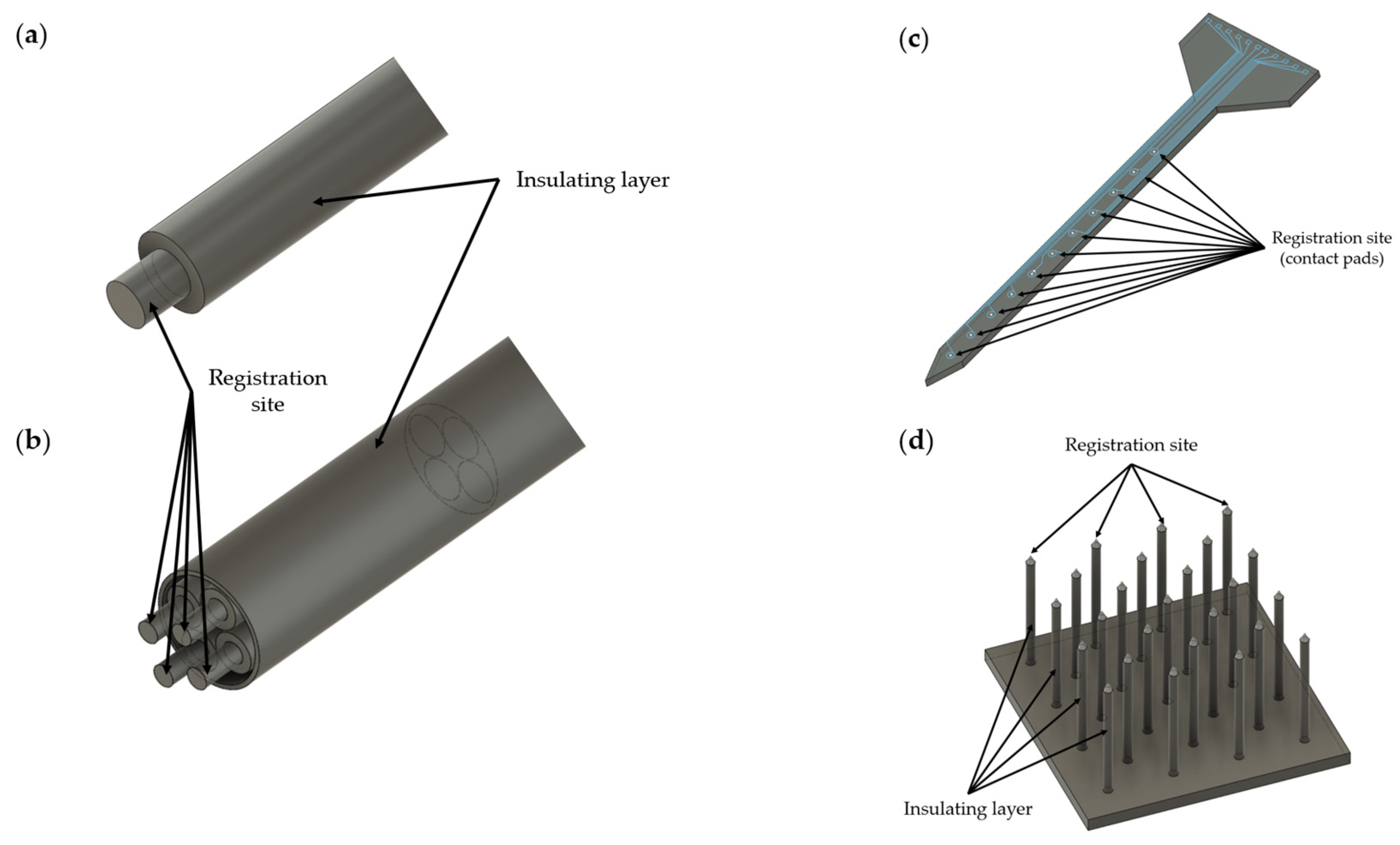 Sensors | Free Full-Text | In Vivo Penetrating Microelectrodes for 