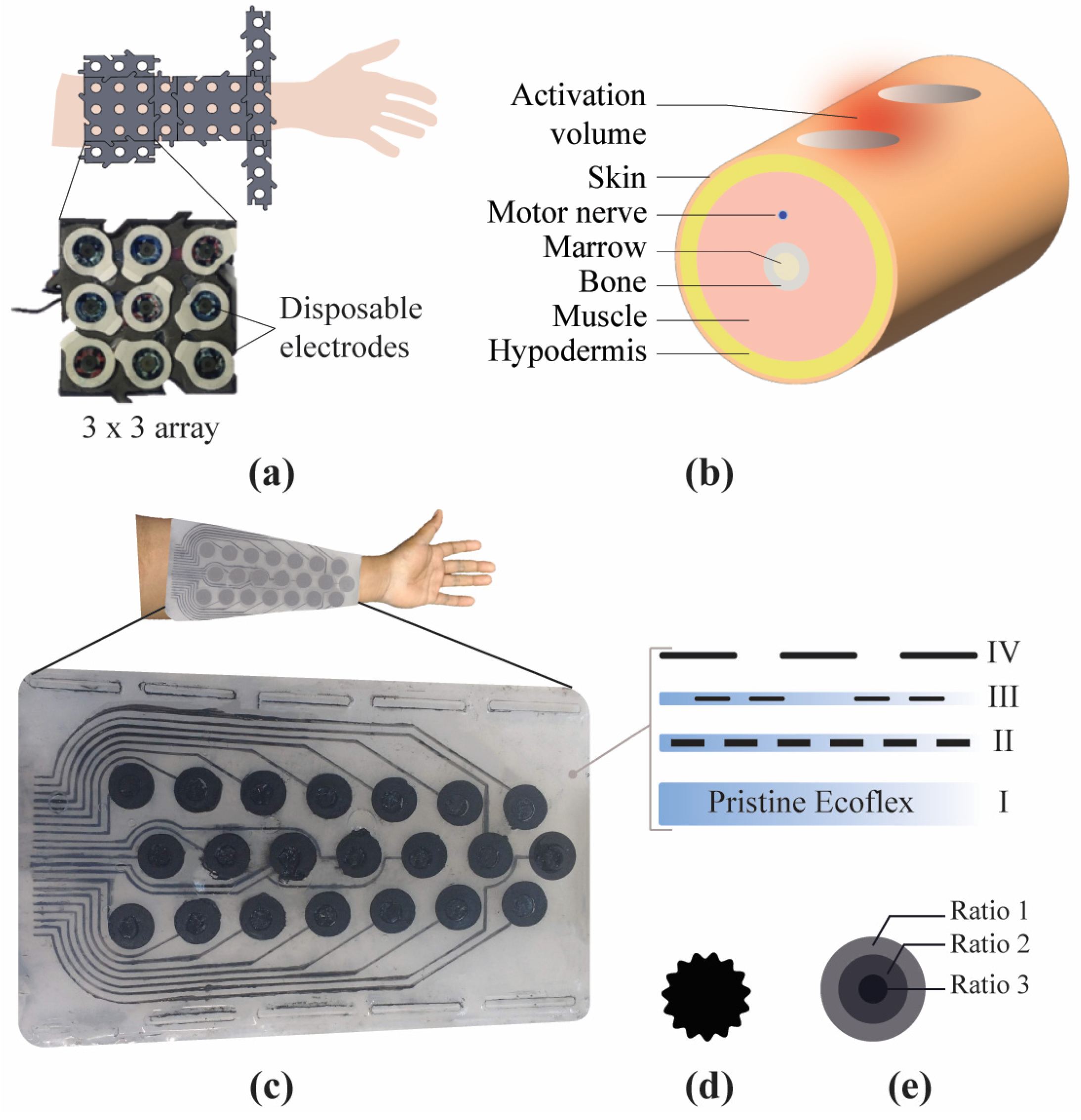Sensors Free FullText Conformable Electrode Arrays for Wearable