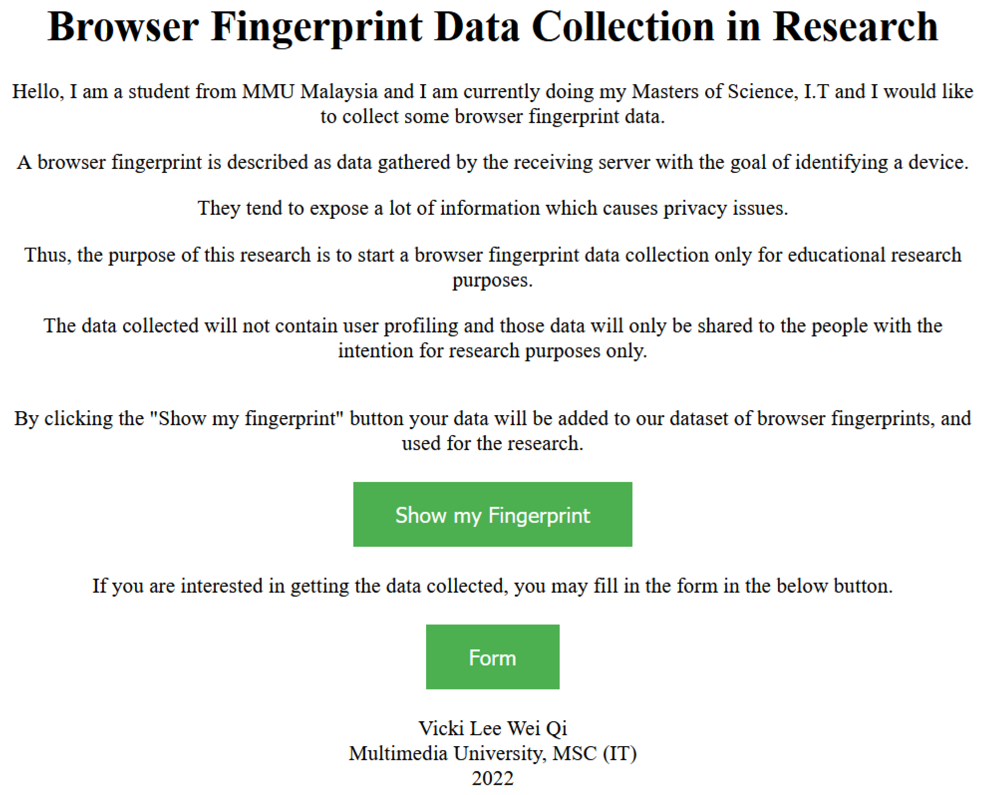 Sensors | Free Full-Text | The Development of a Data Collection and Browser Fingerprinting System Sensors | Free Full-Text | The Development of a Data Collection and Browser Fingerprinting System