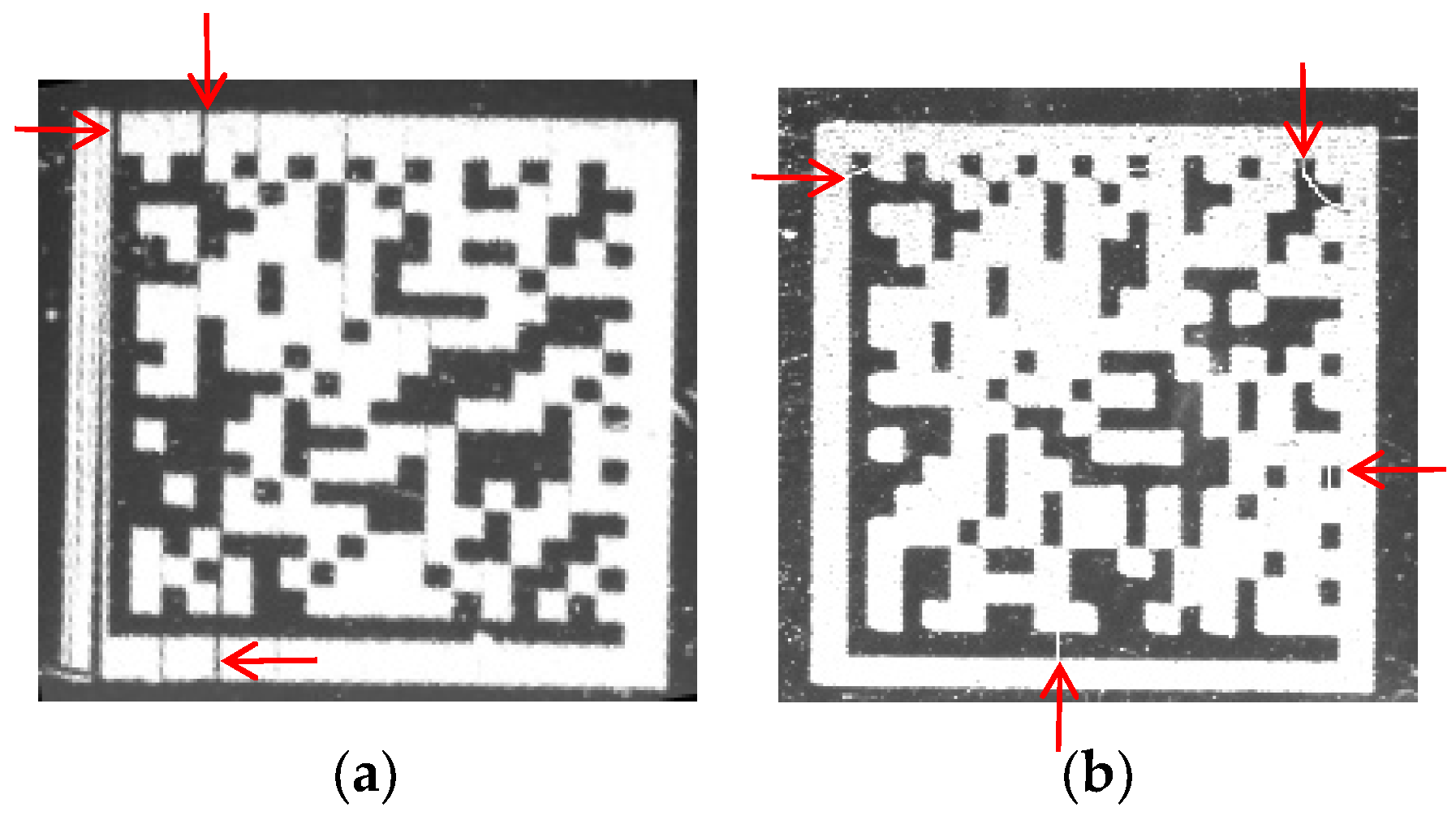 A Data Matrix Code Recognition Method Based on L-Shaped