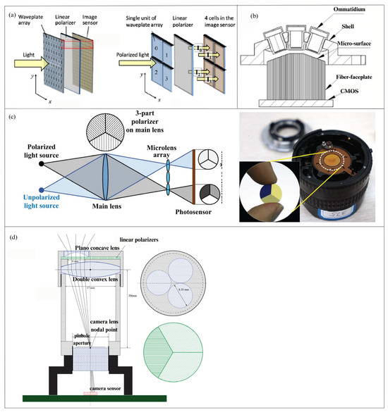 The Structural Types of the Polarization Detection Unit in