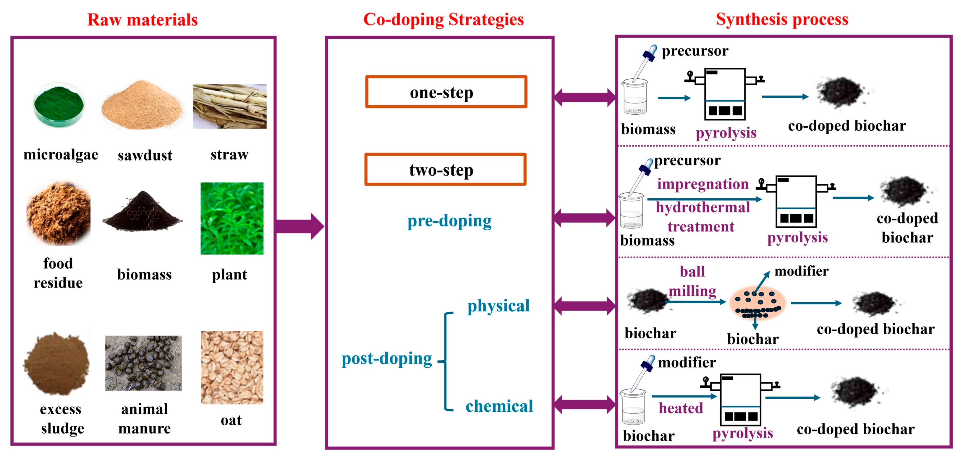 Fabrications and Properties of Heteroatom-Based Co-Doped