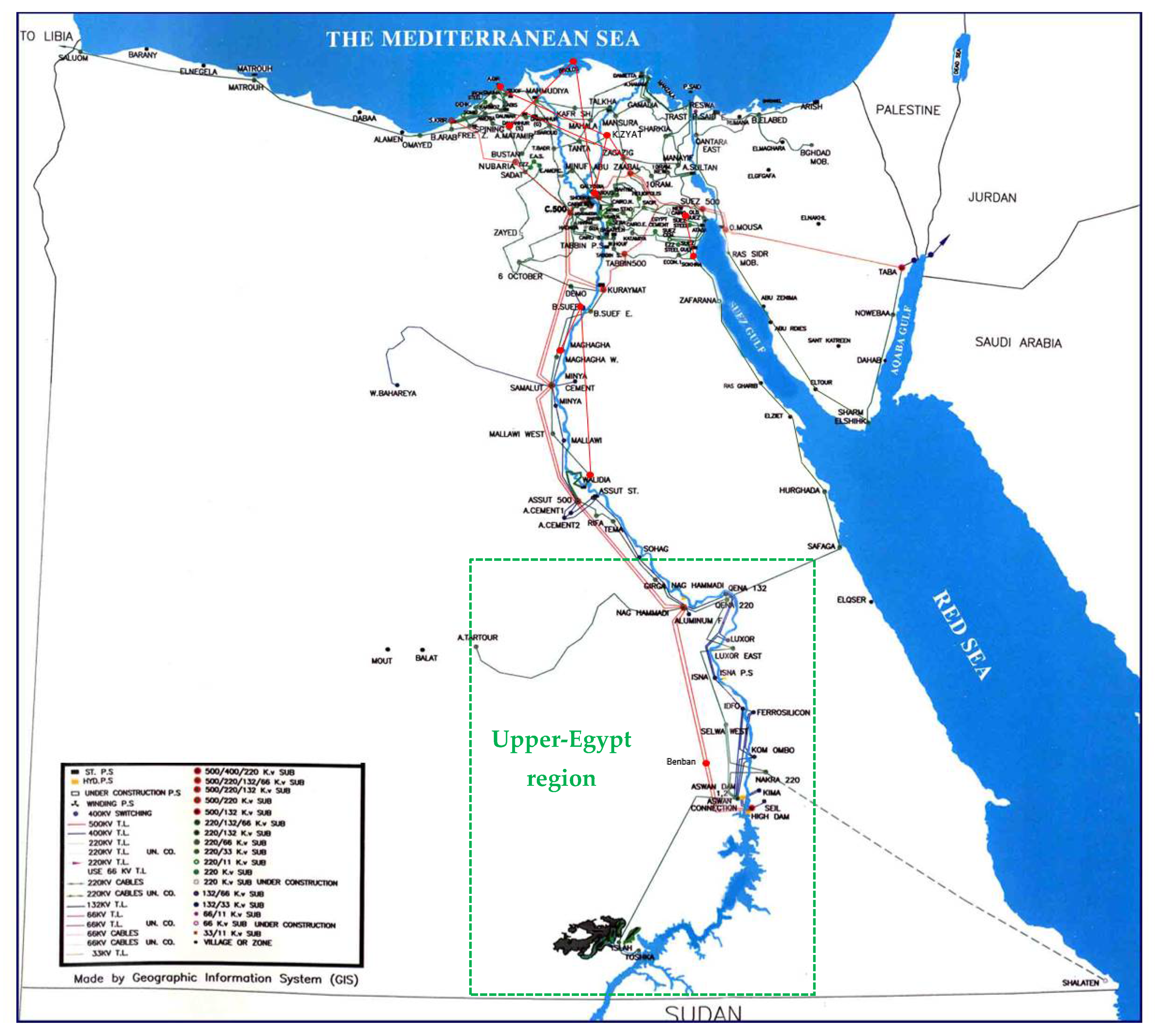 Operation of the Egyptian Power Grid with Maximum Penetration 