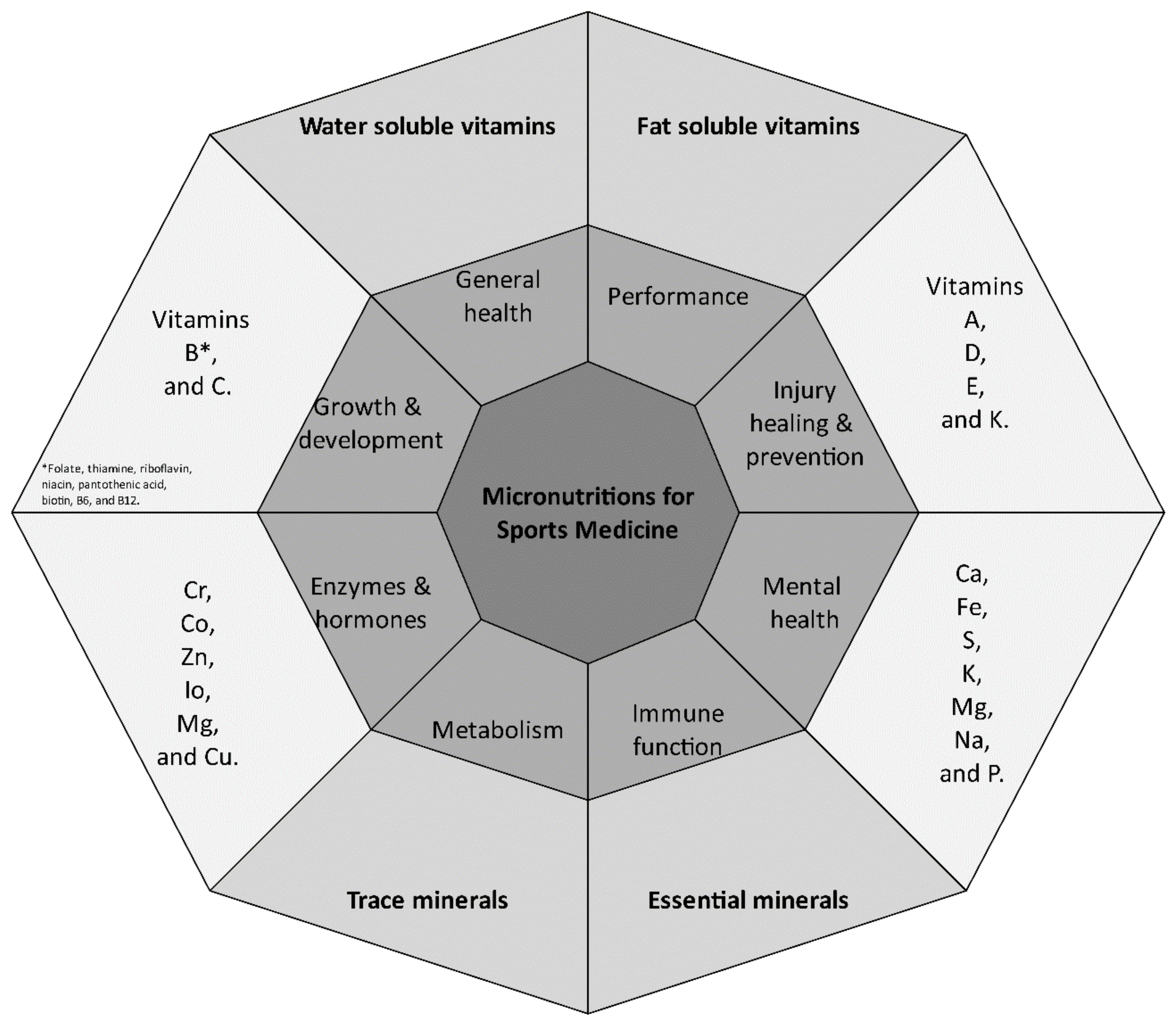 Micronutrients for young athletes