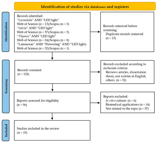 Effects of LED Light on Aromatic Medicinal Plants from Lavandula