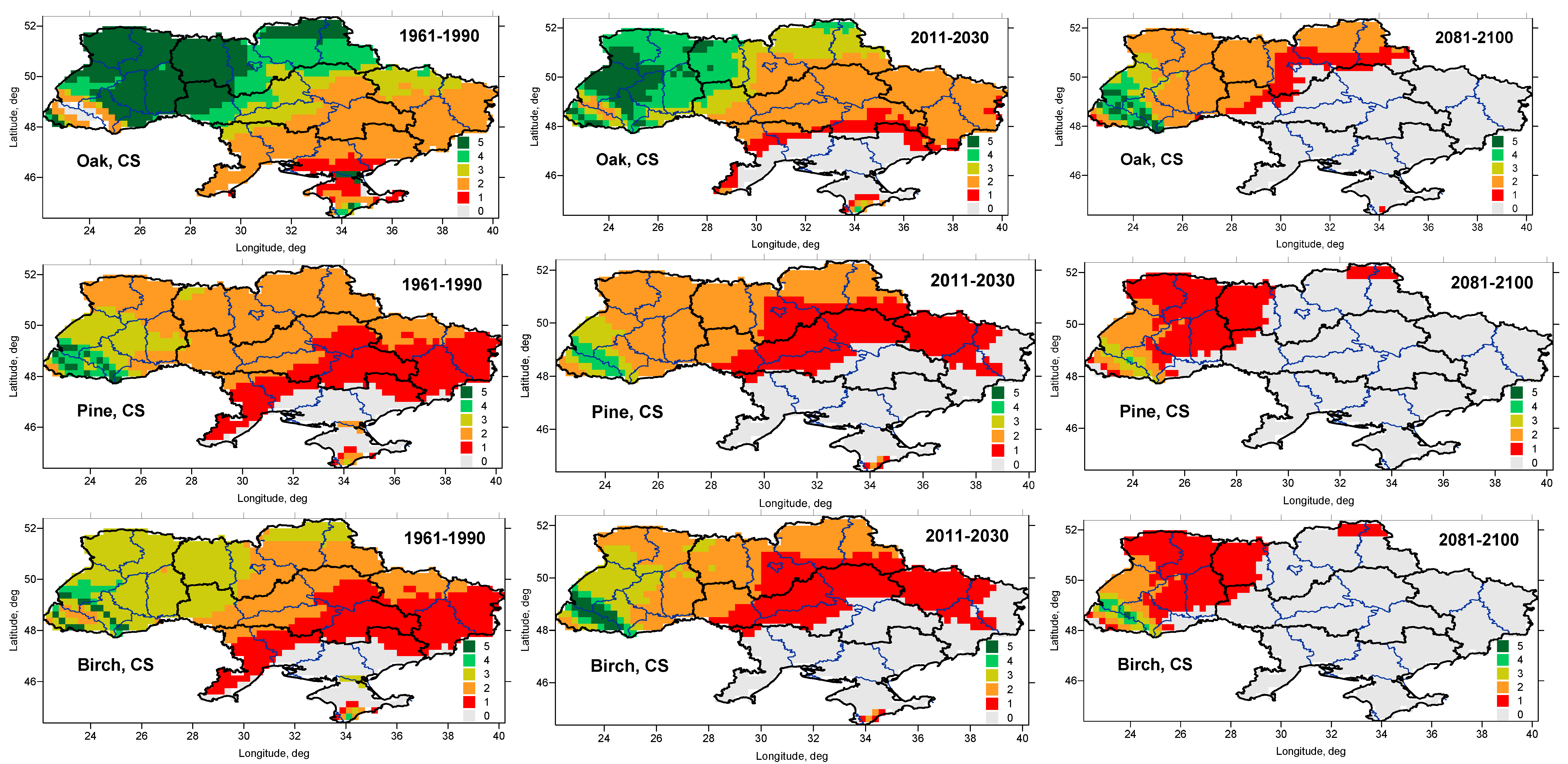 Sustainability Free FullText Vulnerability of Ukrainian Forests to