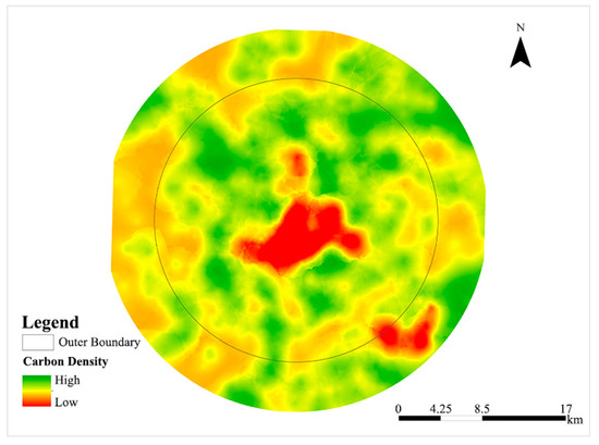 Spatial Pattern of Carbon Sequestration and Urban