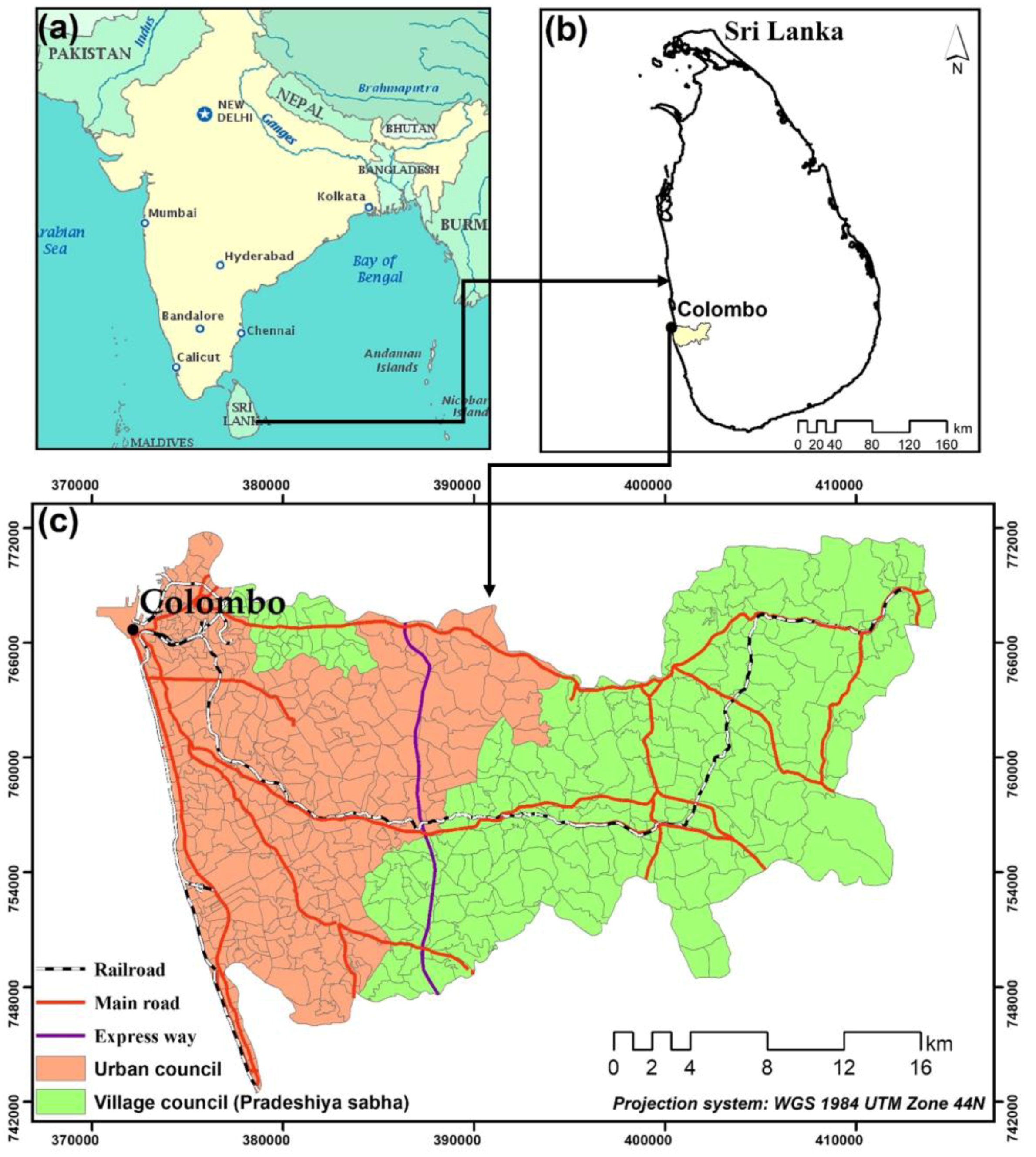 Colombo District Map Pdf Sustainability | Free Full-Text | Spatial Changes Of Urban Heat Island  Formation In The Colombo District, Sri Lanka: Implications For  Sustainability Planning | Html