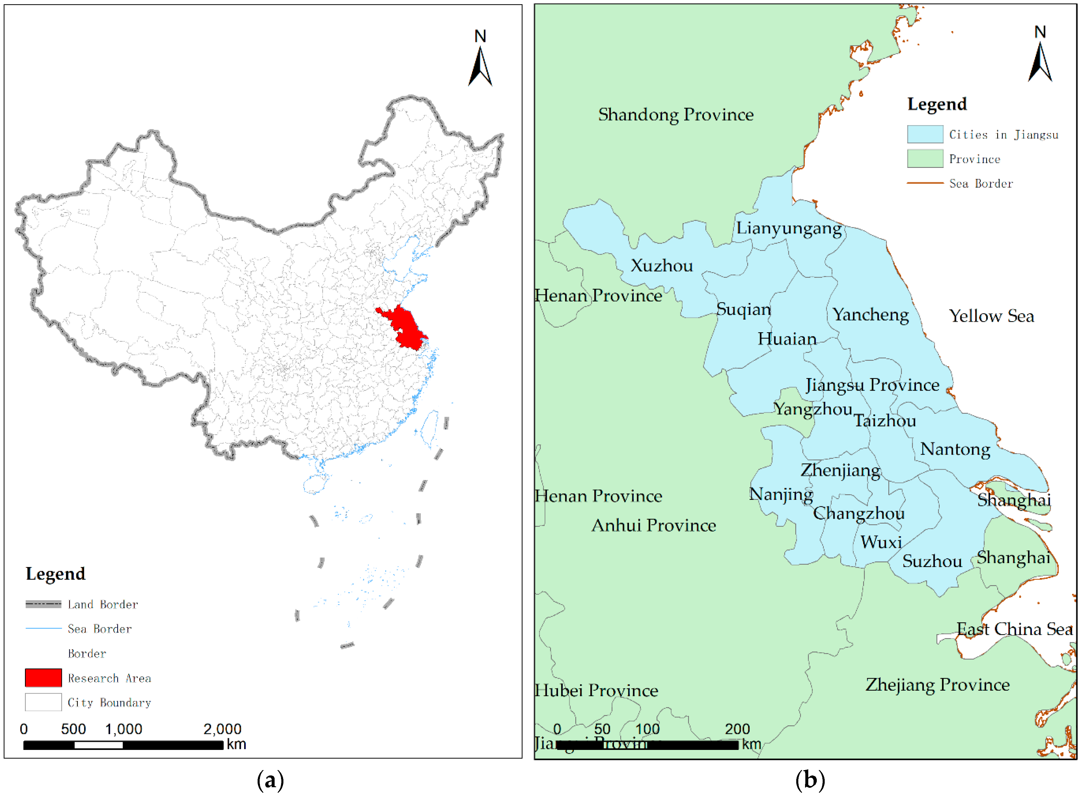 Карта китая jiangsu