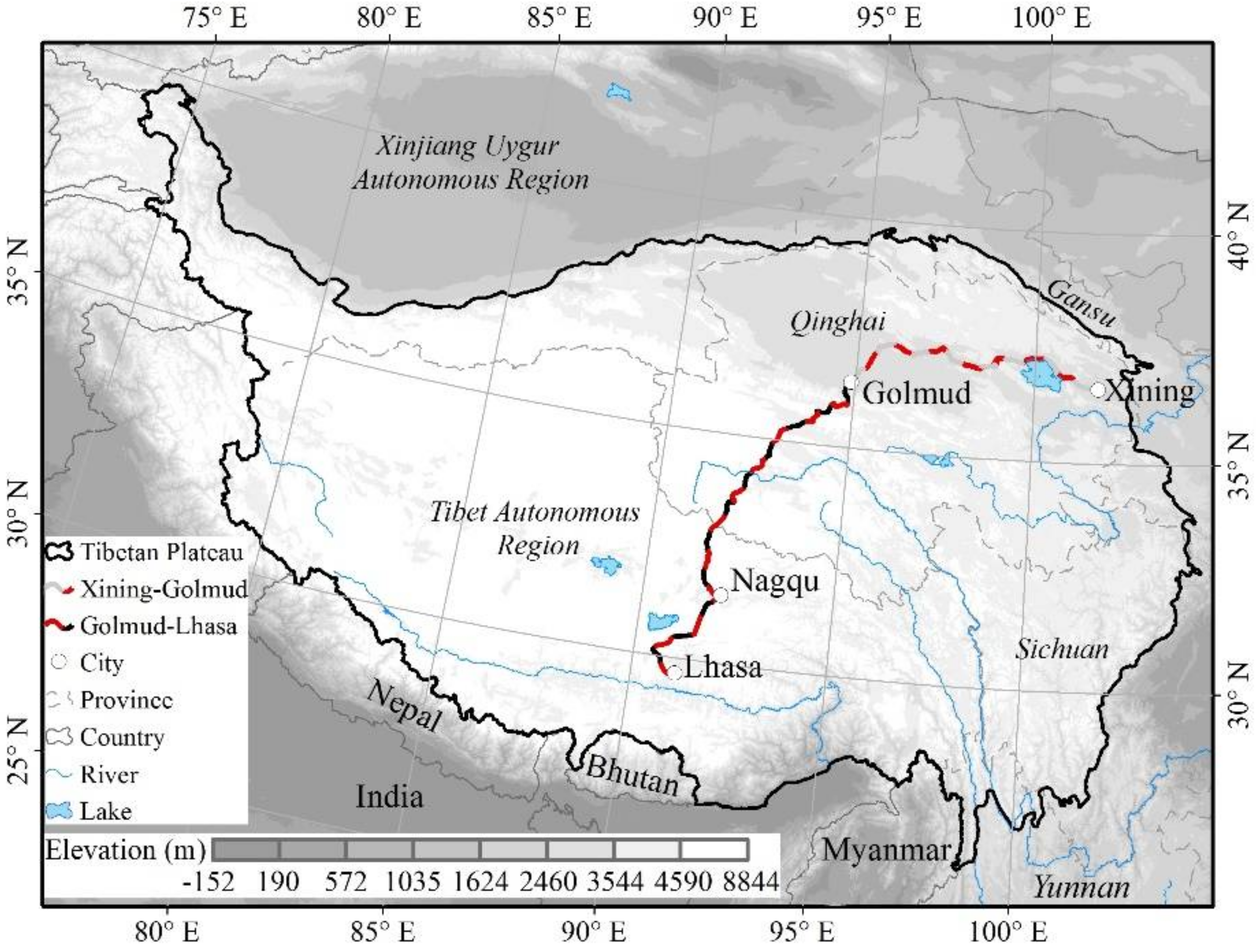 Qinghai Tibet Railway Map Sustainability | Free Full-Text | Impacts Of The Qinghai–Tibet Railway On  Accessibility And Economic Linkage Of The Third Pole | Html