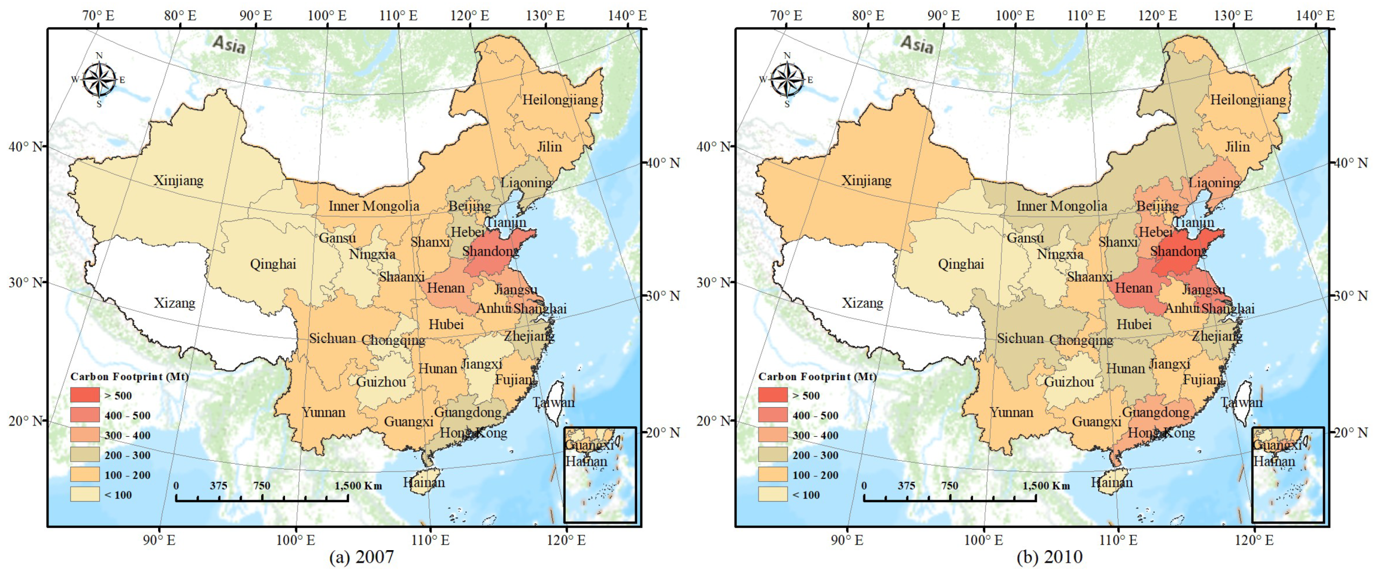 Sustainability Free Full Text Assessing Carbon Footprint And Inter Regional Carbon Transfer In China Based On A Multi Regional Input Output Model Html