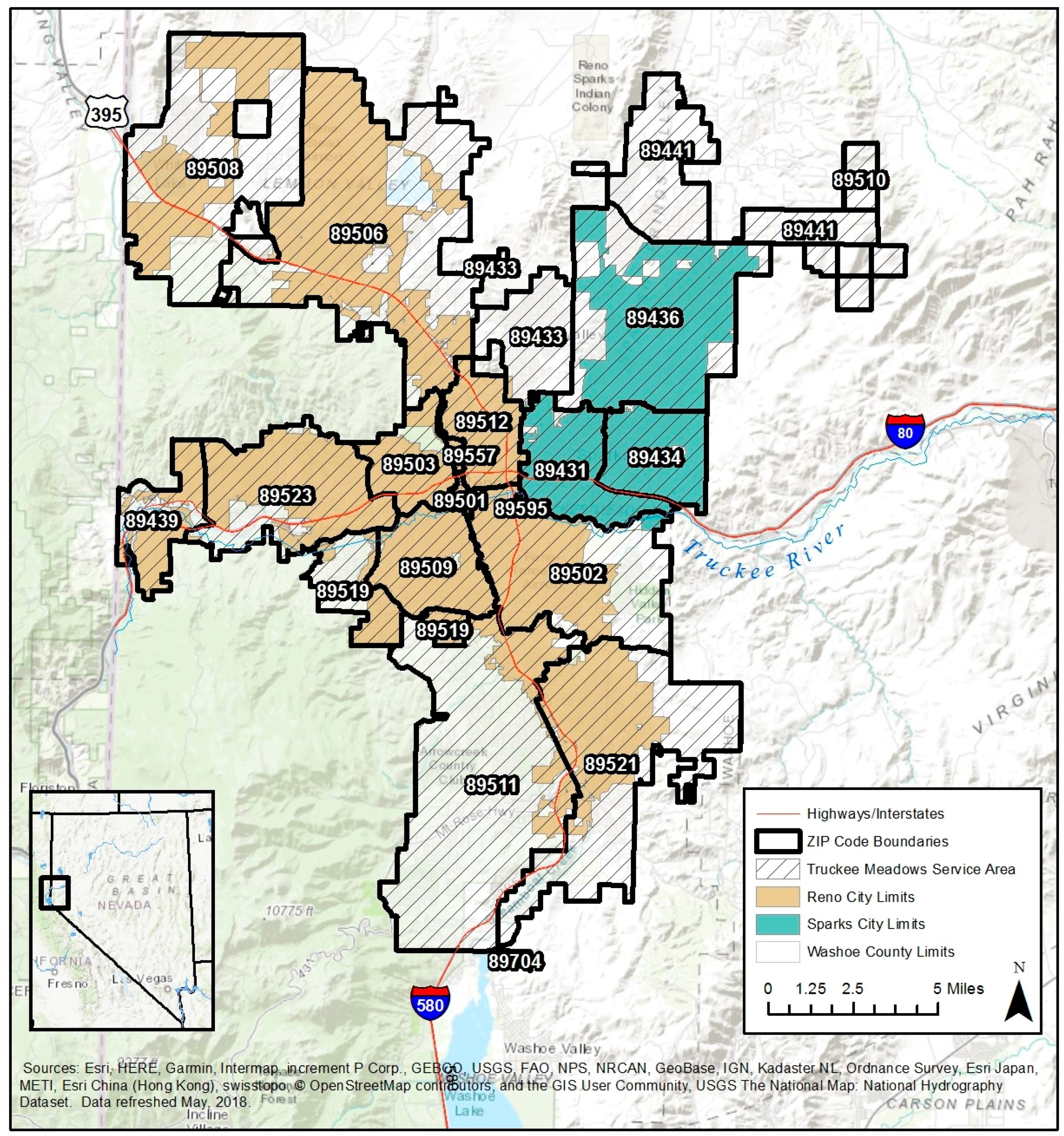 City Of Reno Boundary Map Sustainability | Free Full-Text | Reclaiming Suburbia: Differences In Local  Identity And Public Perceptions Of Potable Water Reuse | Html