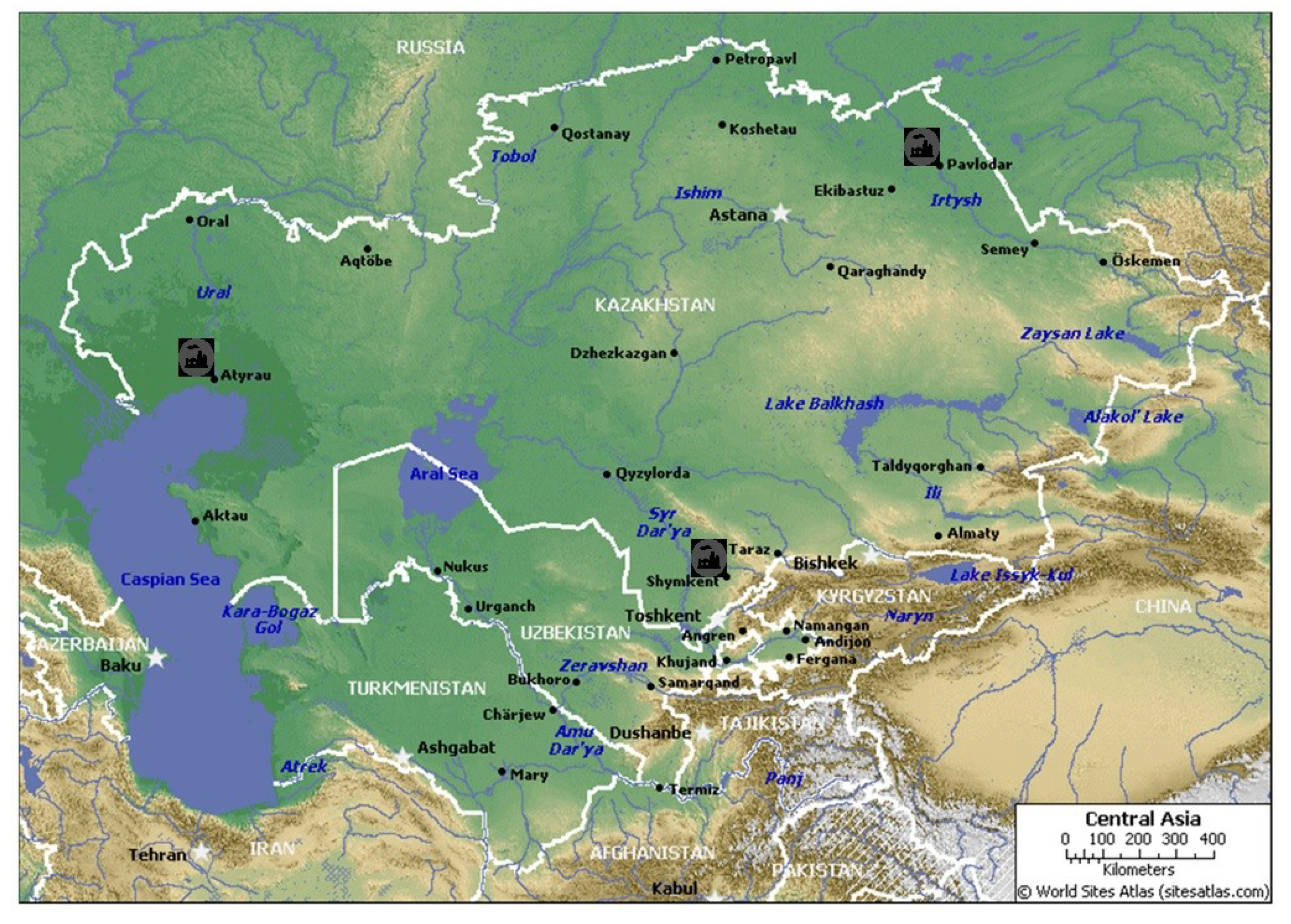 Река на границе россии и казахстана