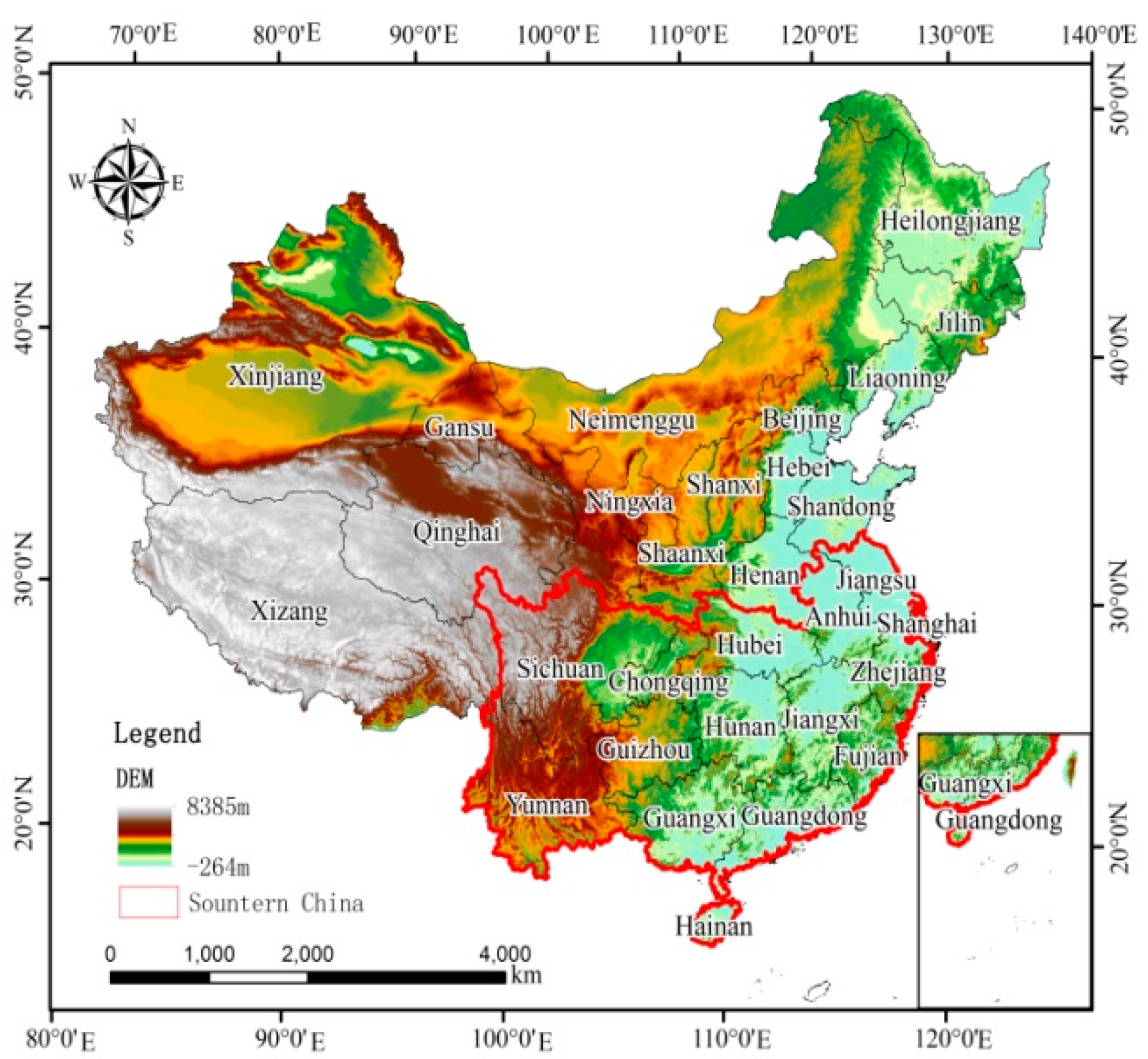 Sustainability | Free Full-Text | Spatial Distribution and Changes 