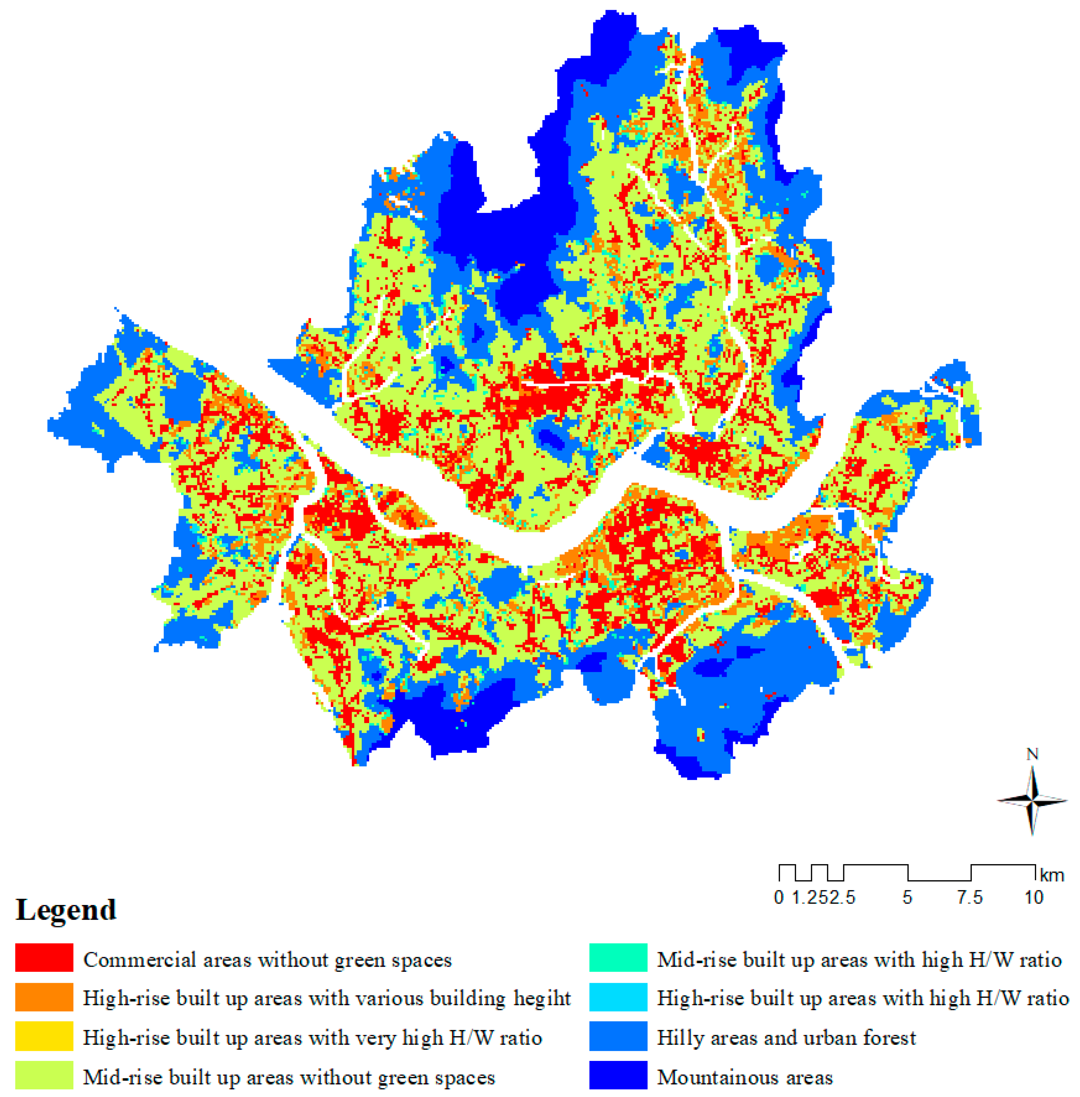 Classifying Urban Climate Zones (UCZs) Based on Spatial