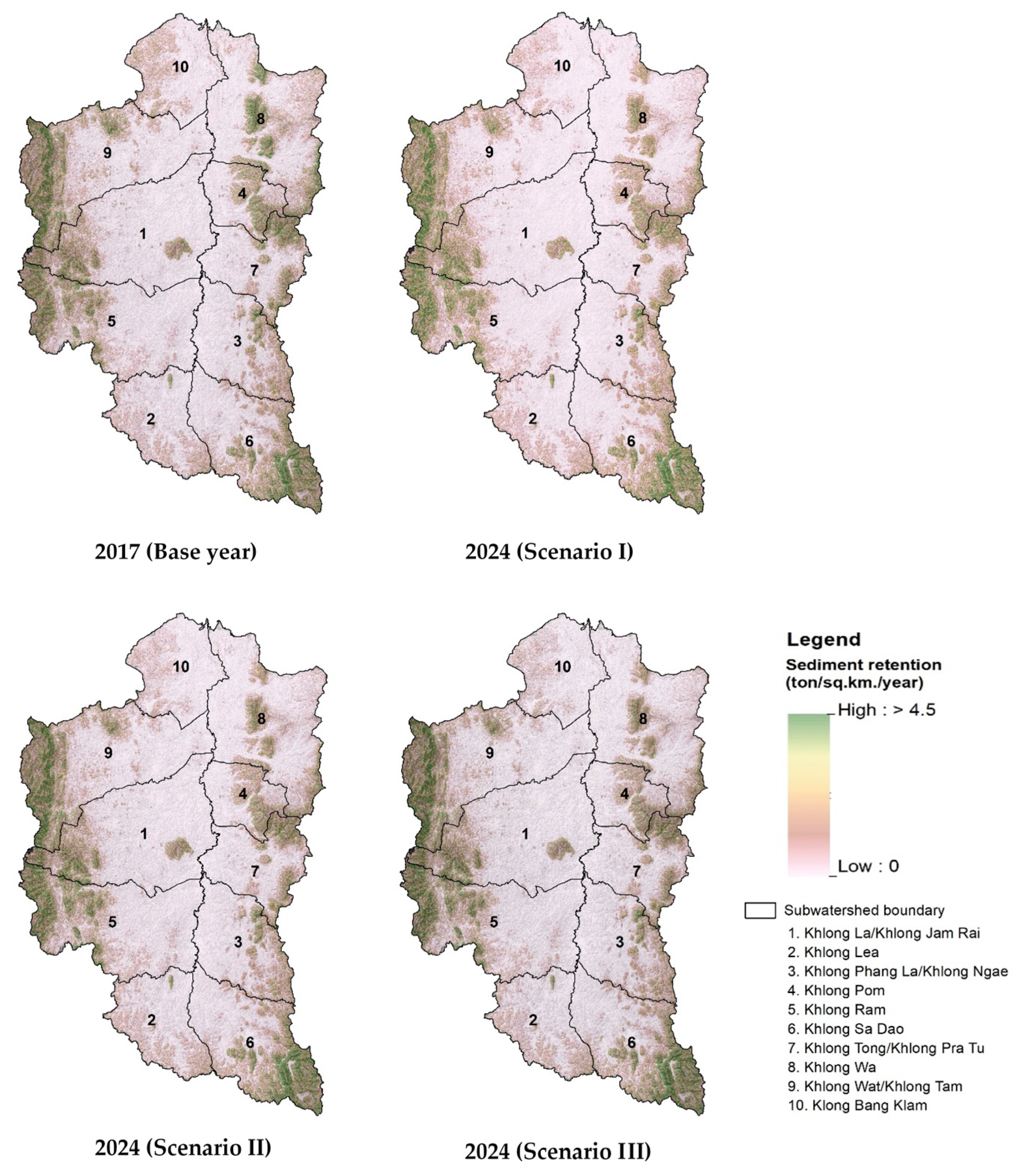 Sustainability Free Full Text Land Use And Land Cover Scenarios For Optimum Water Yield And Sediment Retention Ecosystem Services In Klong U Tapao Watershed Songkhla Thailand Html Sustainability Free Full Text Land Use And Land Cover Scenarios For Optimum Water Yield And Sediment Retention Ecosystem Services In Klong U Tapao Watershed Songkhla Thailand Html