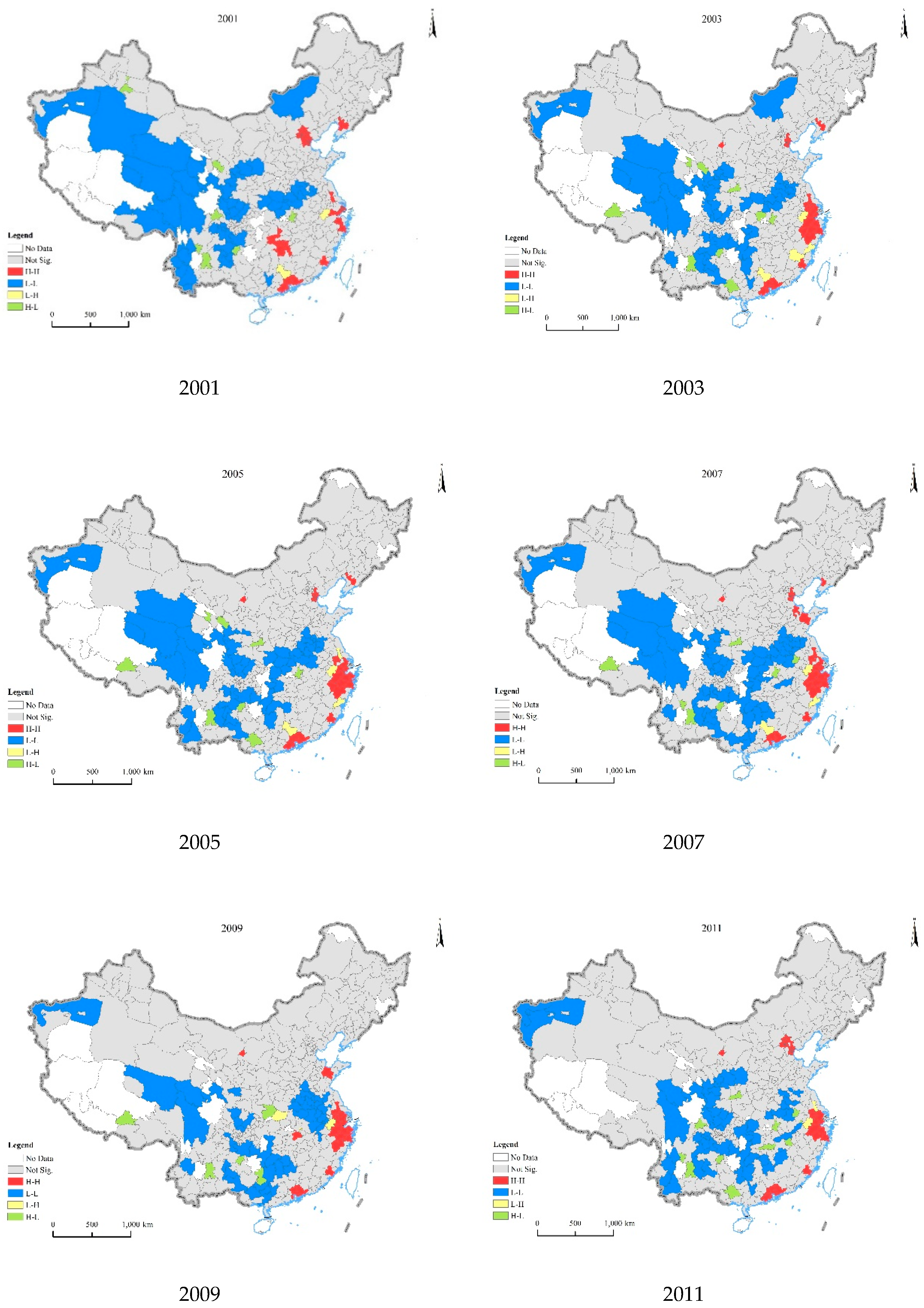 Sustainability Free FullText SpatialTemporal Characteristics and