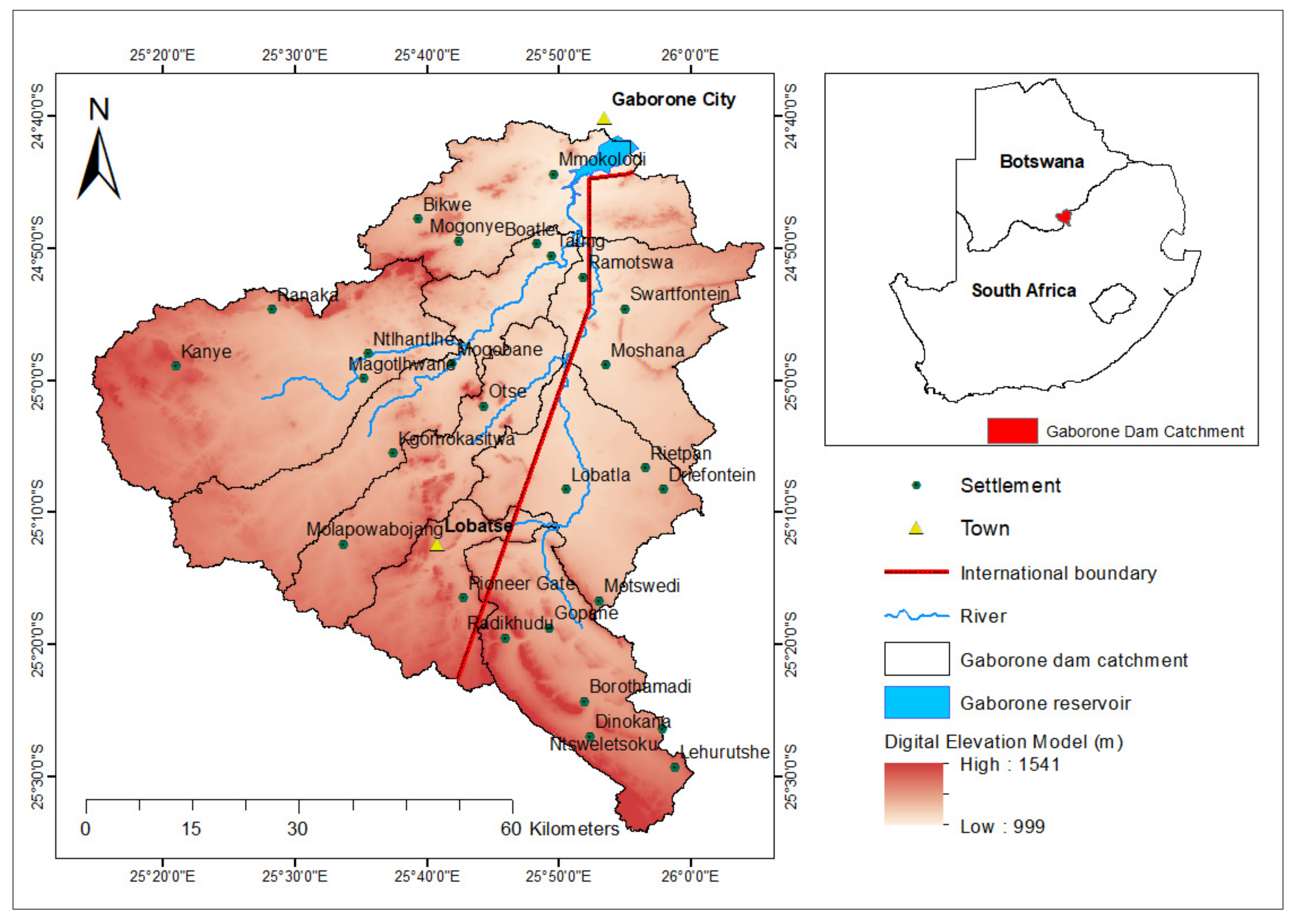 Sustainability Free FullText Evaluating Land Use and Land Cover Change in the Gaborone Dam