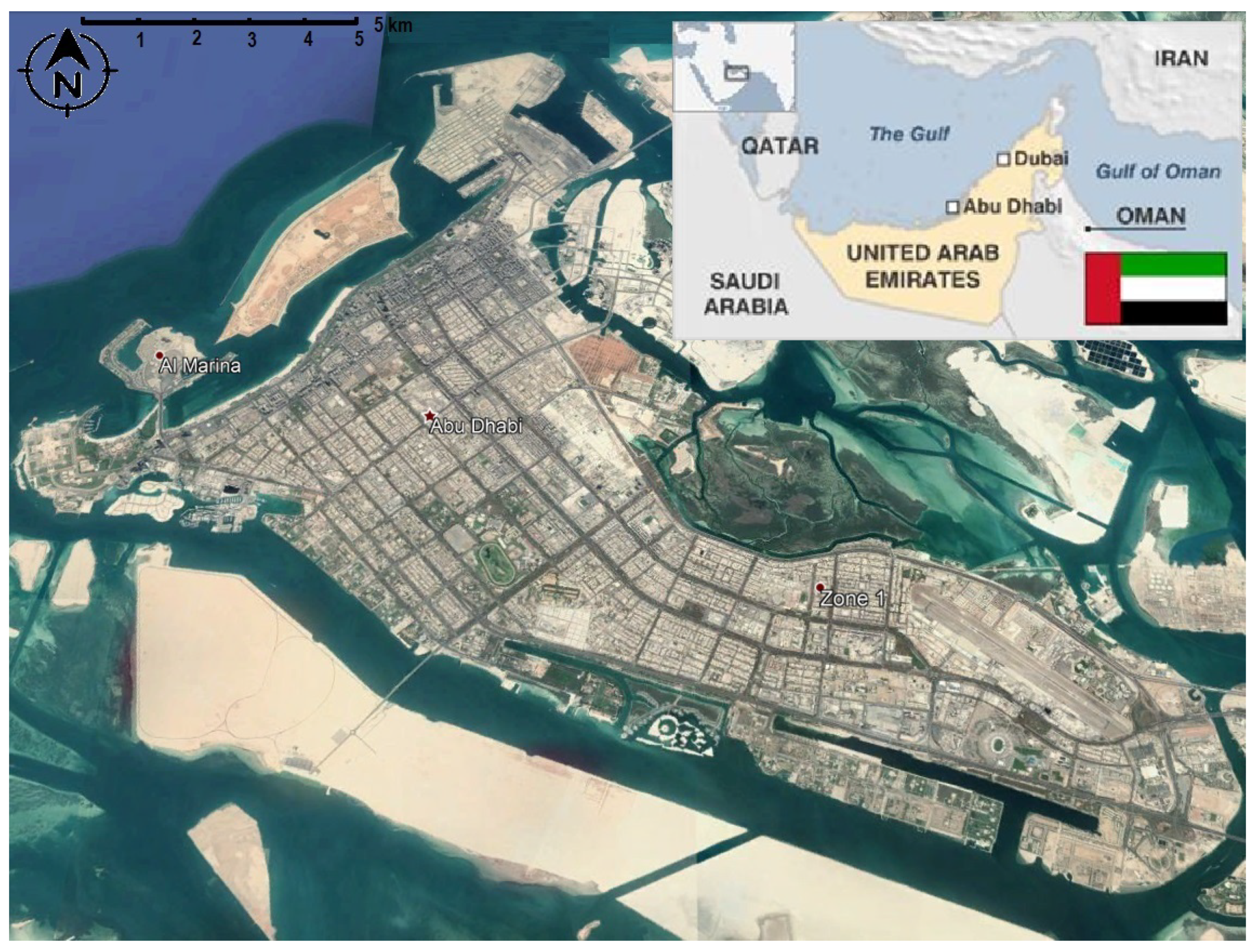 Abu Dhabi Google Earth Map Live Satellite View The Earth Images