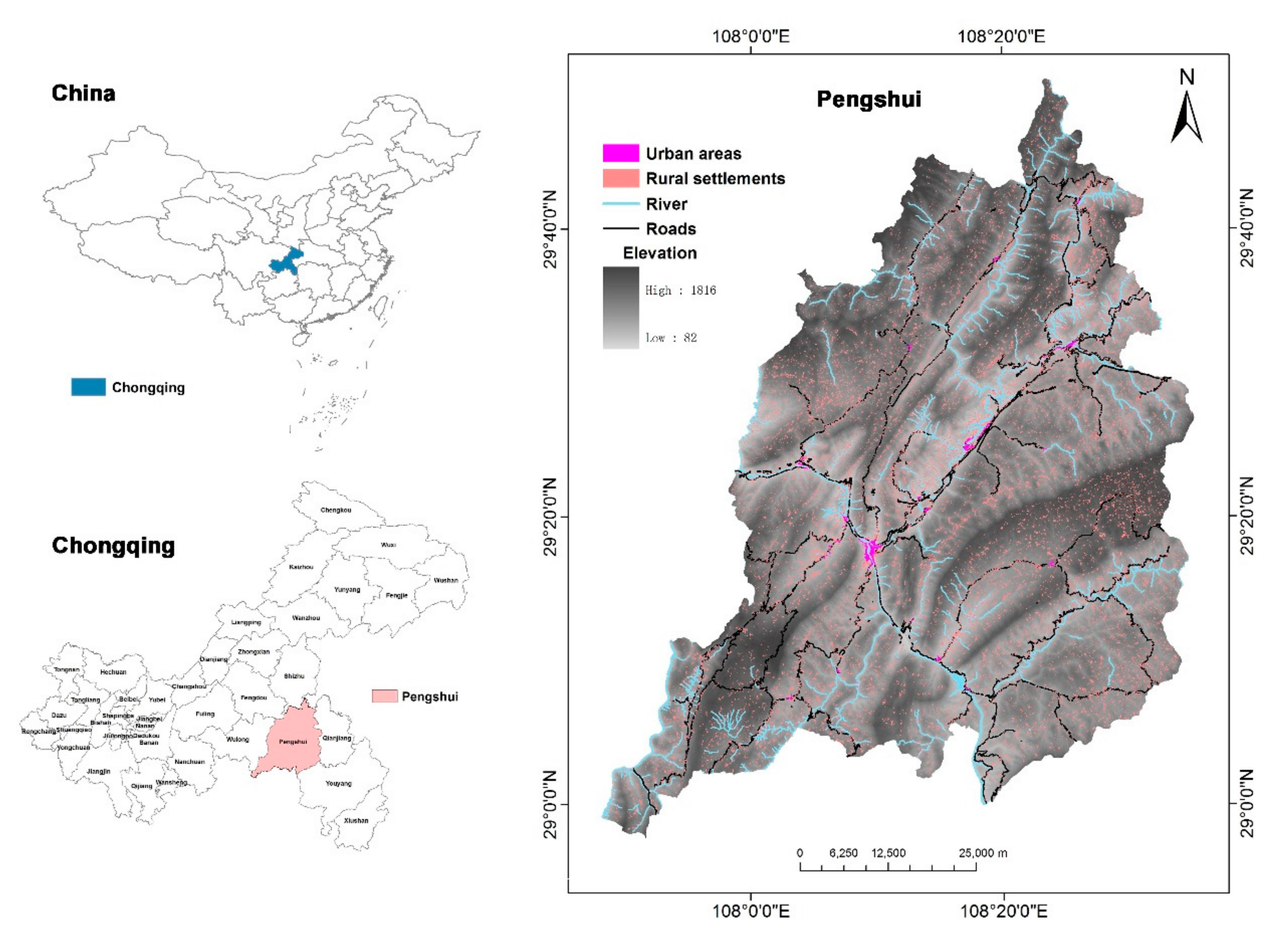 Spatial Agglomeration Characteristics of Rural Settlements Spatial Agglomeration Characteristics of Rural Settlements