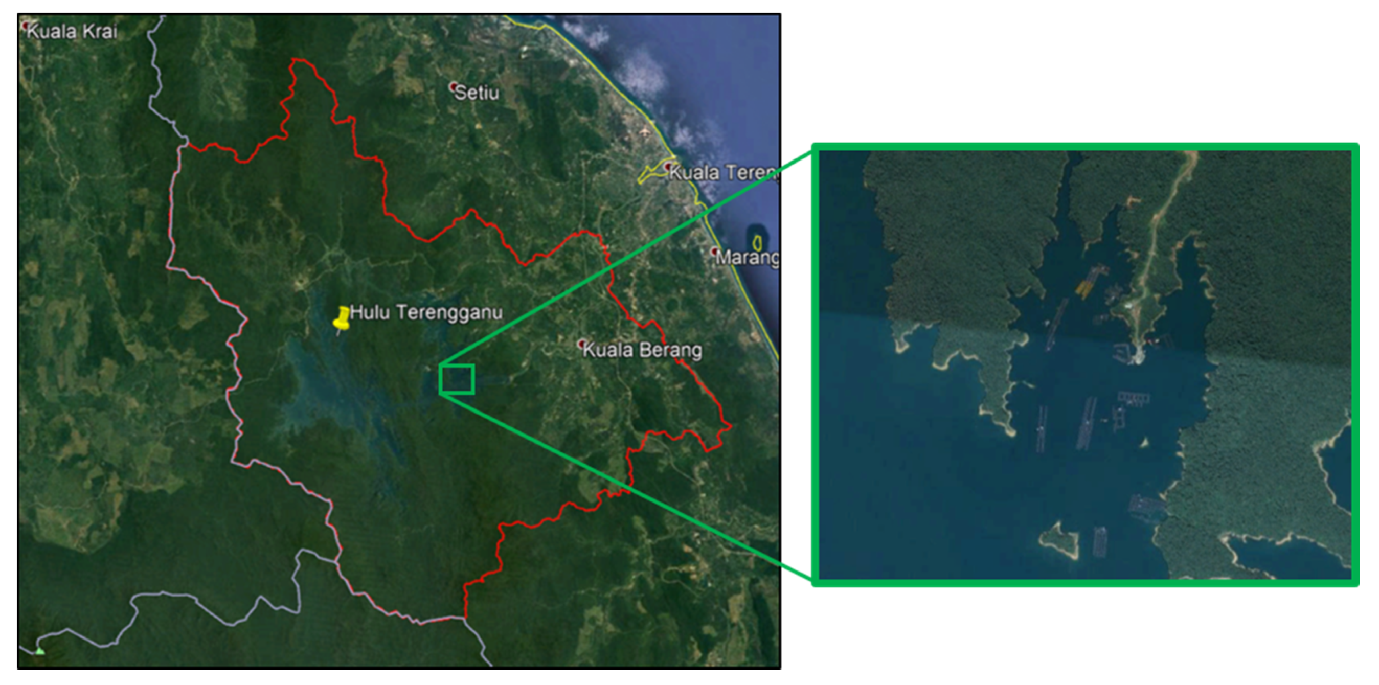 Hulu terengganu map