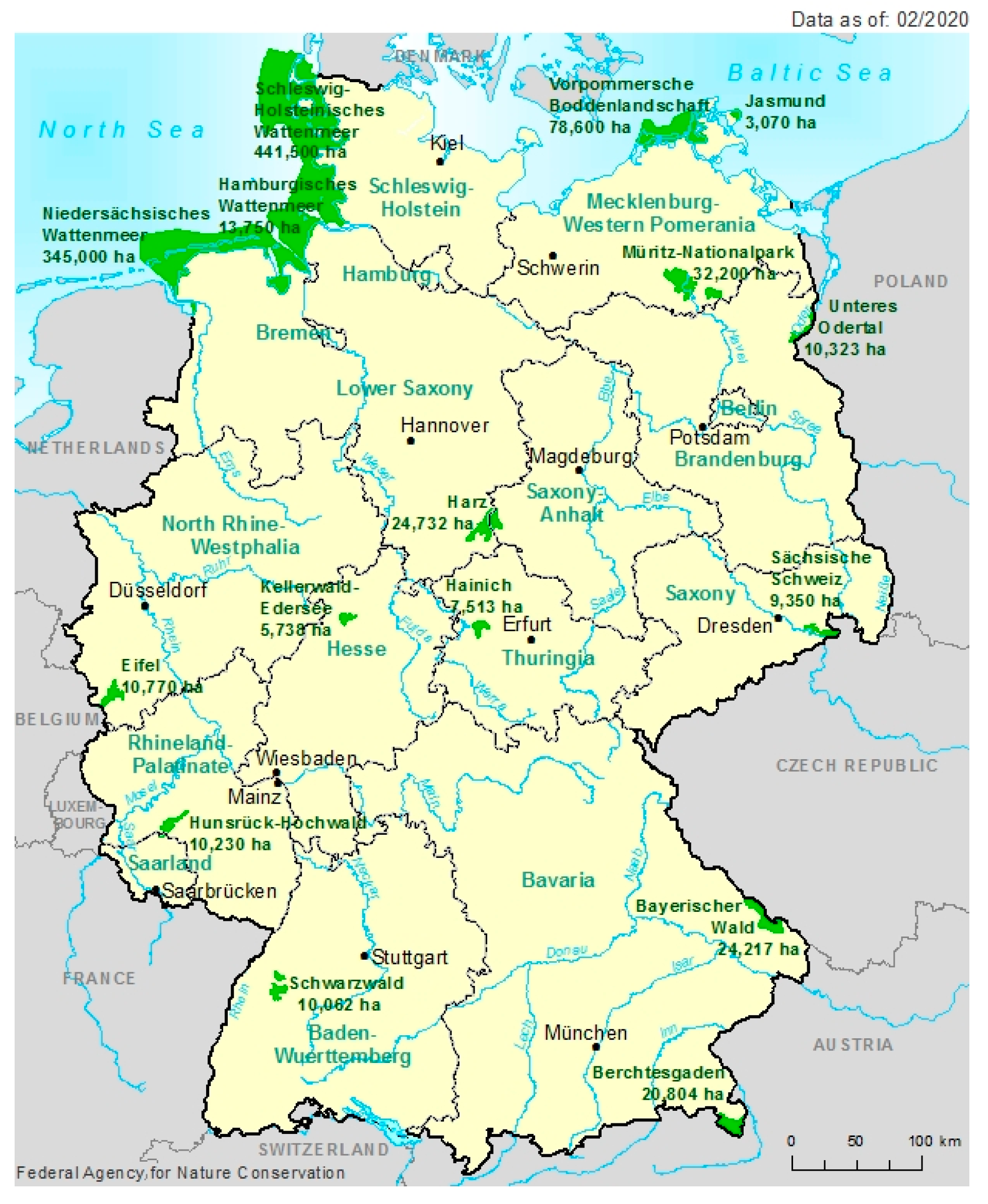 Sustainability Free FullText Evaluation of the Management Effectiveness of German National