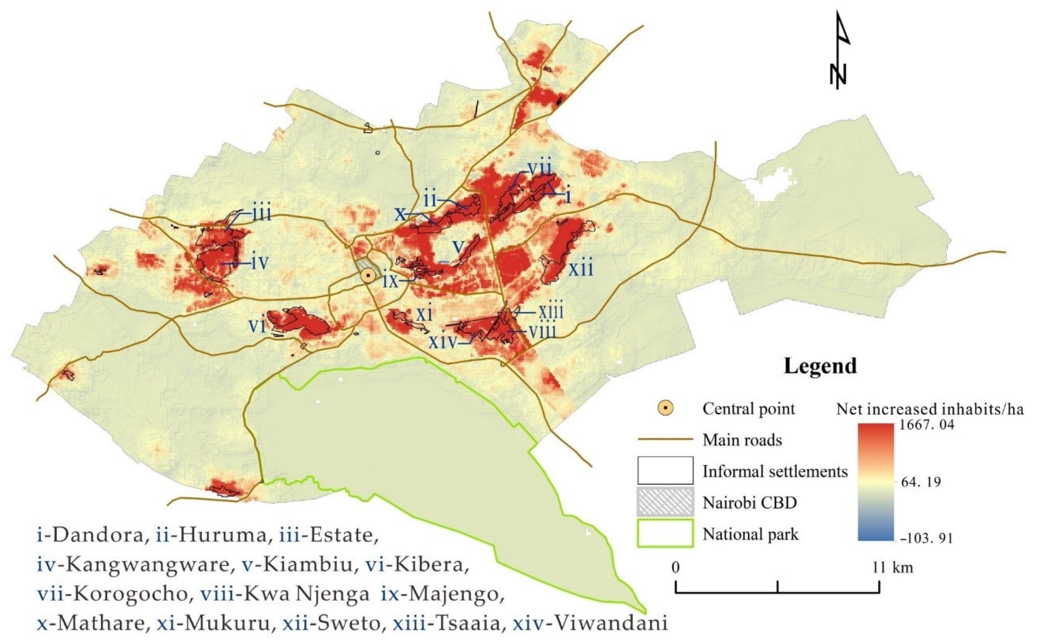 Sustainability Free FullText Population Density and Spatial