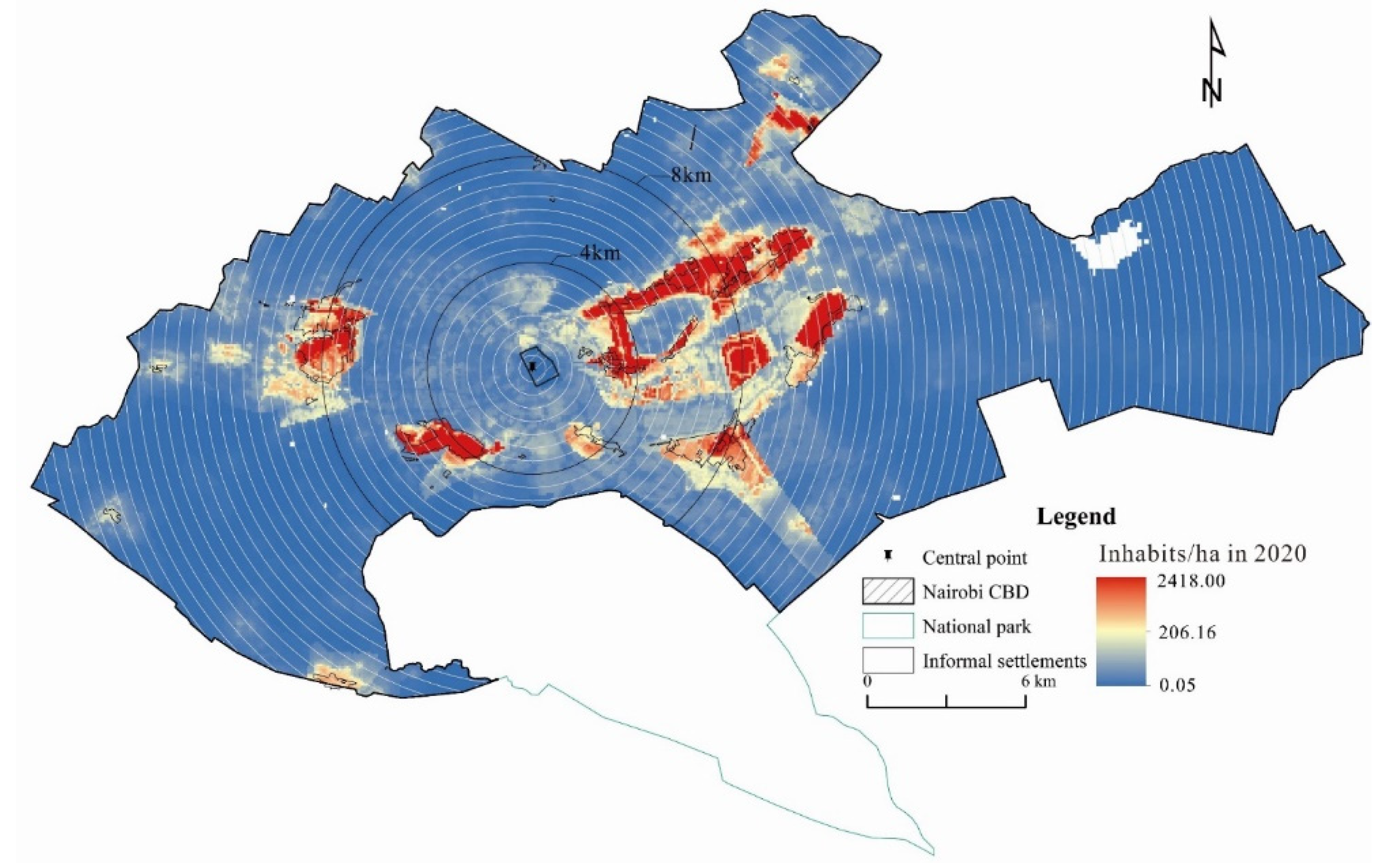 Sustainability Free FullText Population Density and Spatial