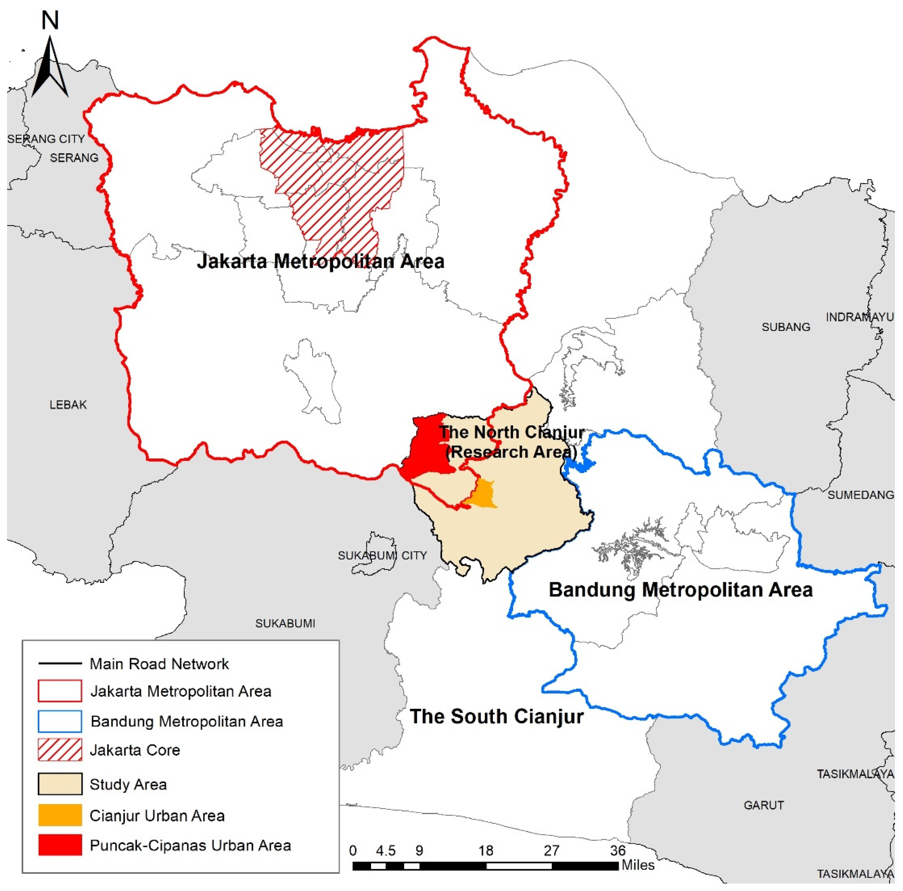 Sustainability Free Full Text A Quantitative Approach To Characterizing The Changes And Managing Urban Form For Sustaining The Suburb Of A Mega Urban Region The Case Of North Cianjur Html