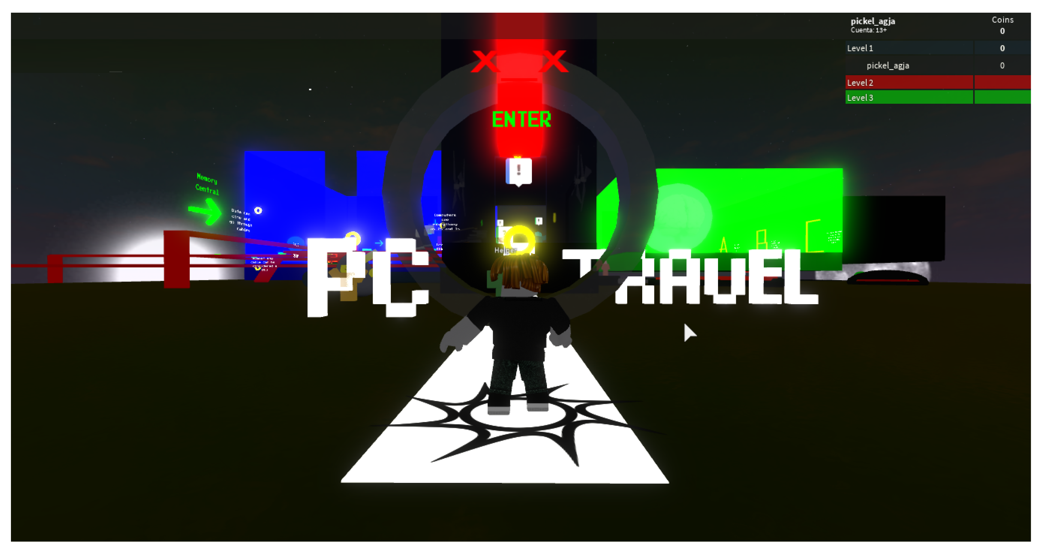 Roblox logo game - Oof (ripetitive - red paint), gamer - Roblox - Pin