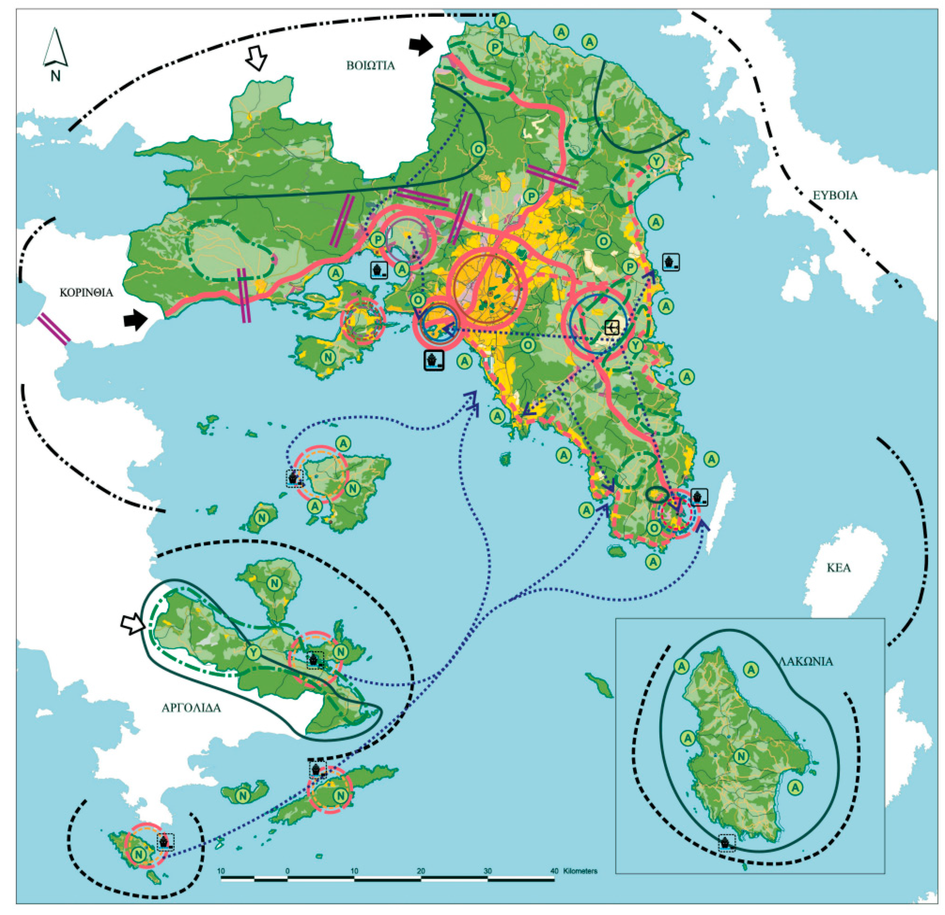 Sustainability Free Full Text Going Toward Resilience Town Planning Peri Urban Landscapes And The Expansion Of Athens Greece