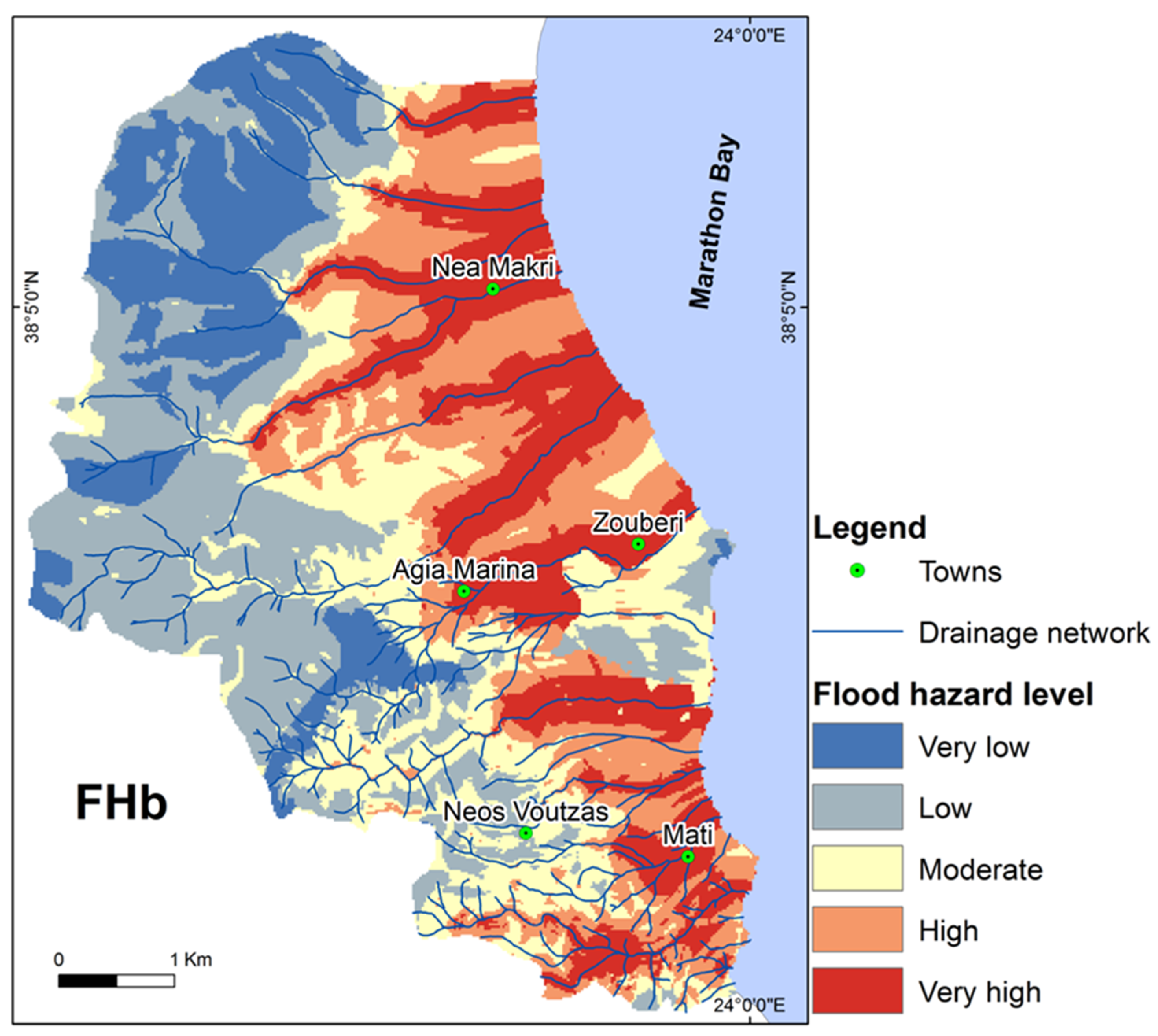 Flood Hazard Map A And Flood Hazard Map With Affected Structures A | My ...
