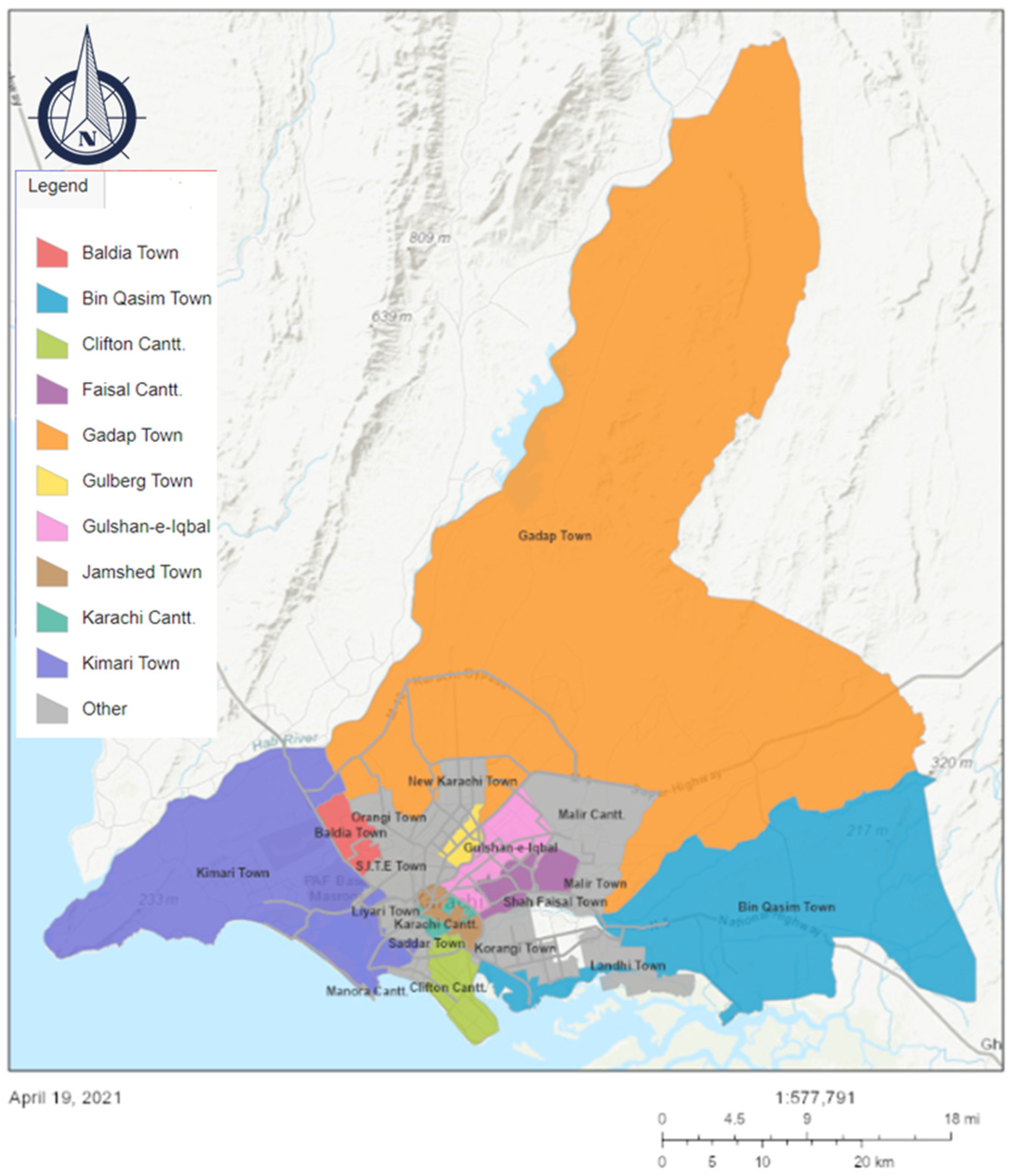 District Malir Karachi Map Sustainability | Free Full-Text | Mode Choice Modeling To Shift Car  Travelers Towards Park And Ride Service In The City Centre Of Karachi | Html