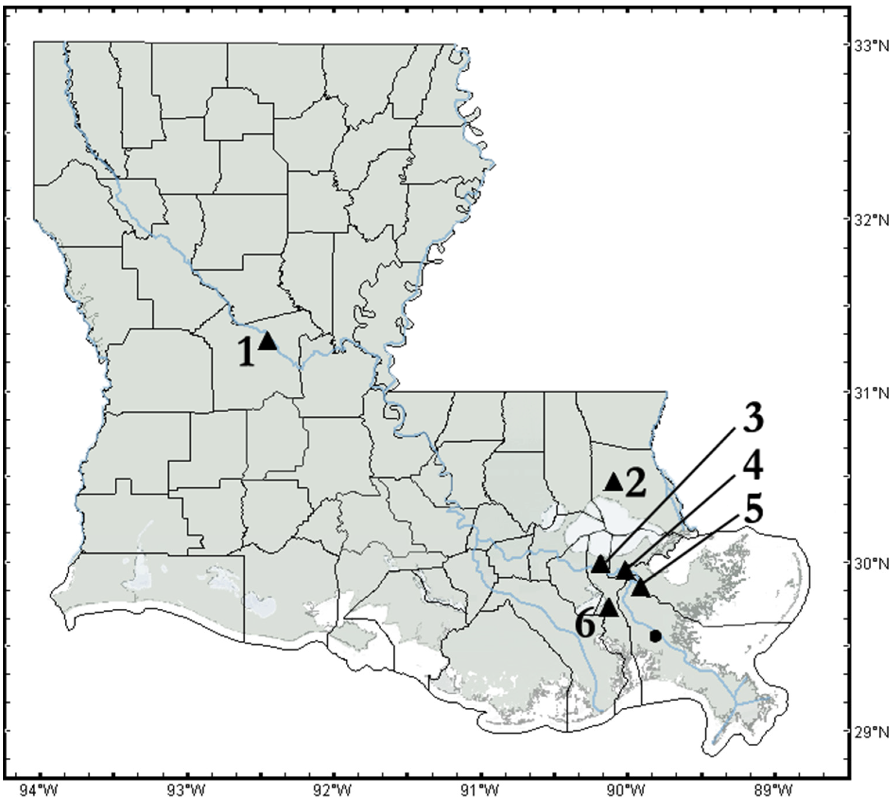 Louisiana Parish Map - GIS Geography