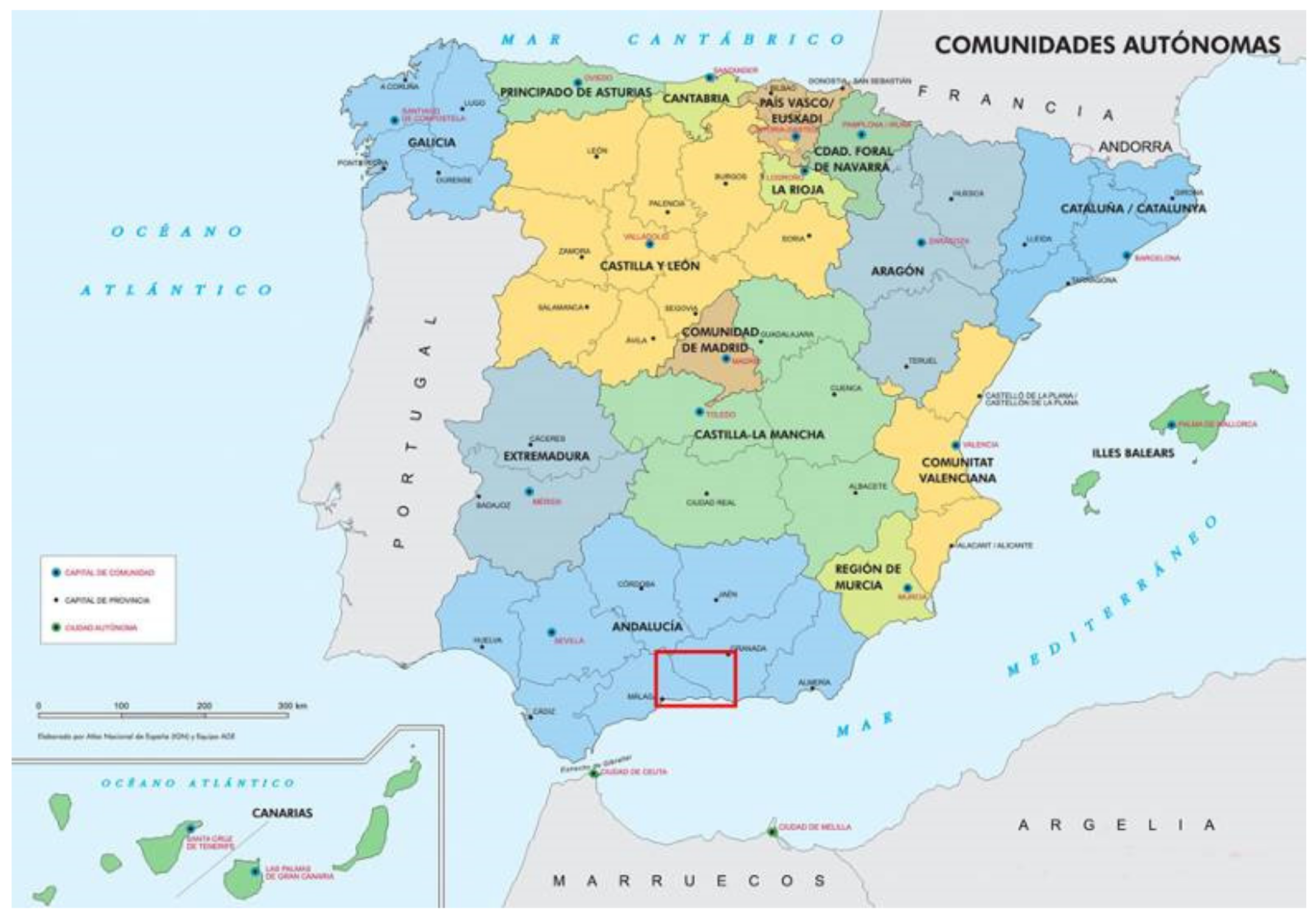 En espana. Espana comunidades Autonomas карта. Административное деление Испании. Испания на карте. Карта Испании по квадратам