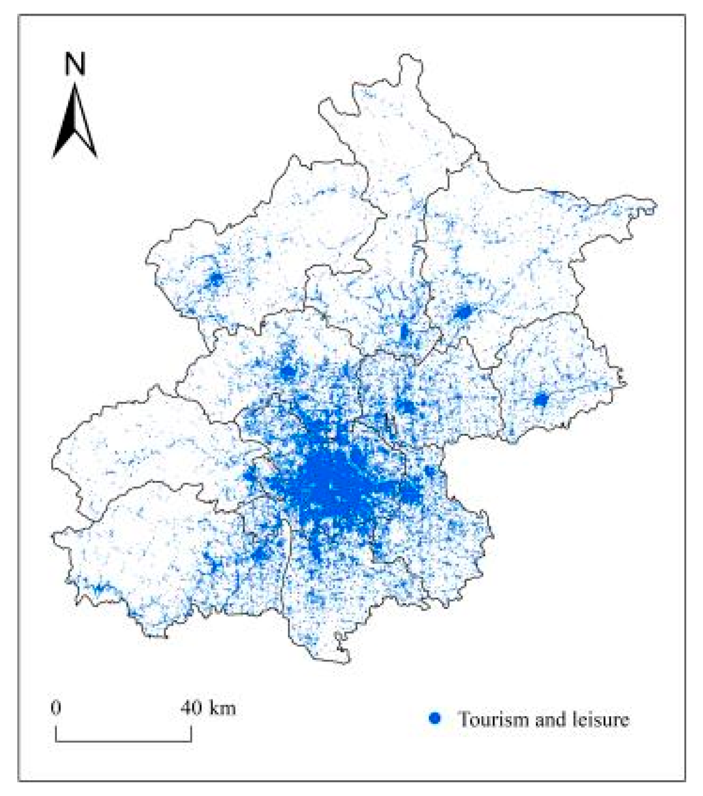 フィギュア Study on Spatial Structure Characteristics of the Tourism