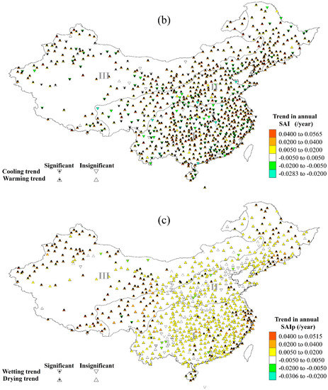 Spatiotemporal Distribution of Drought and Humidity in China Based on ...