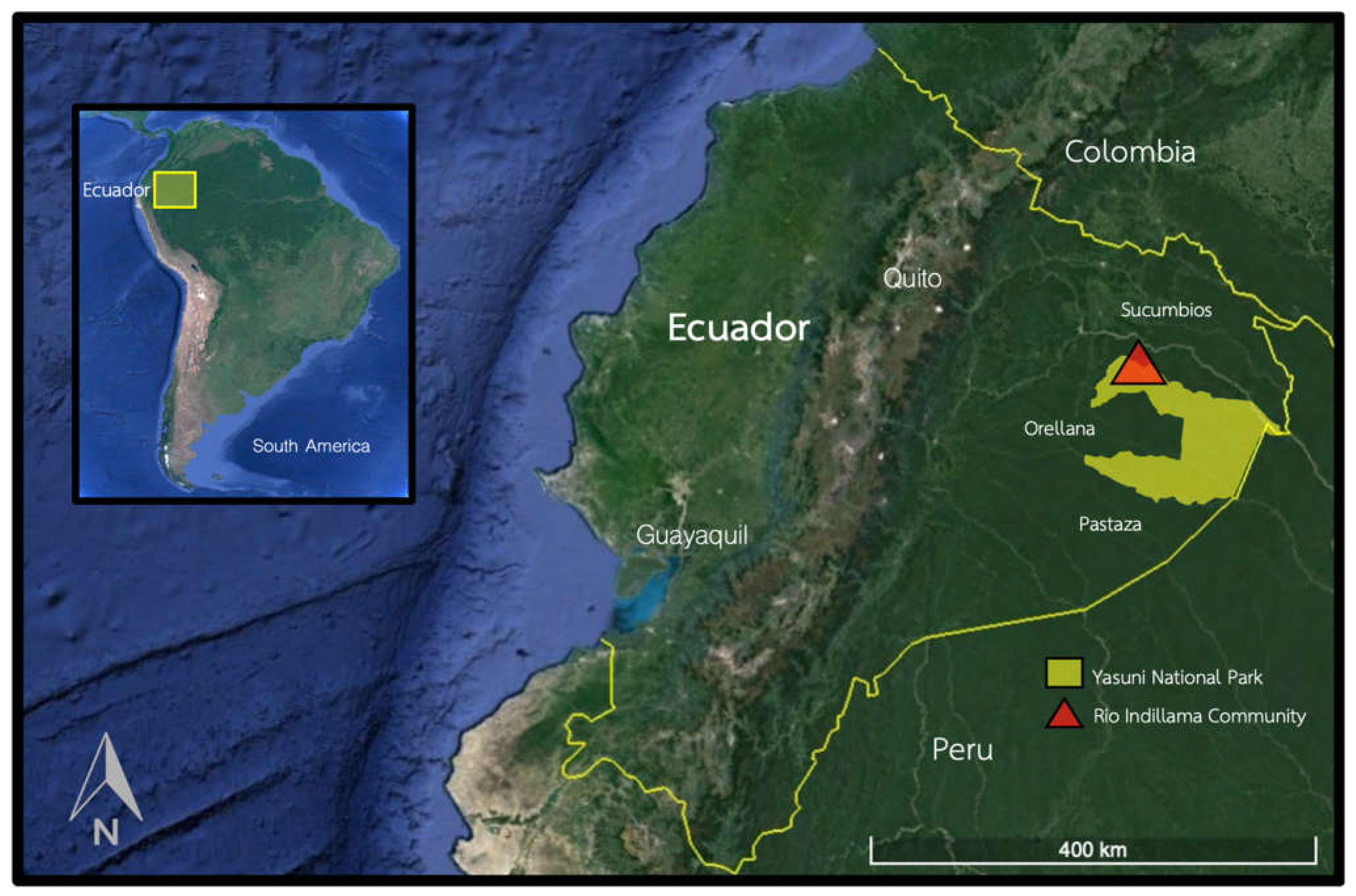 Yasuni National Park Map