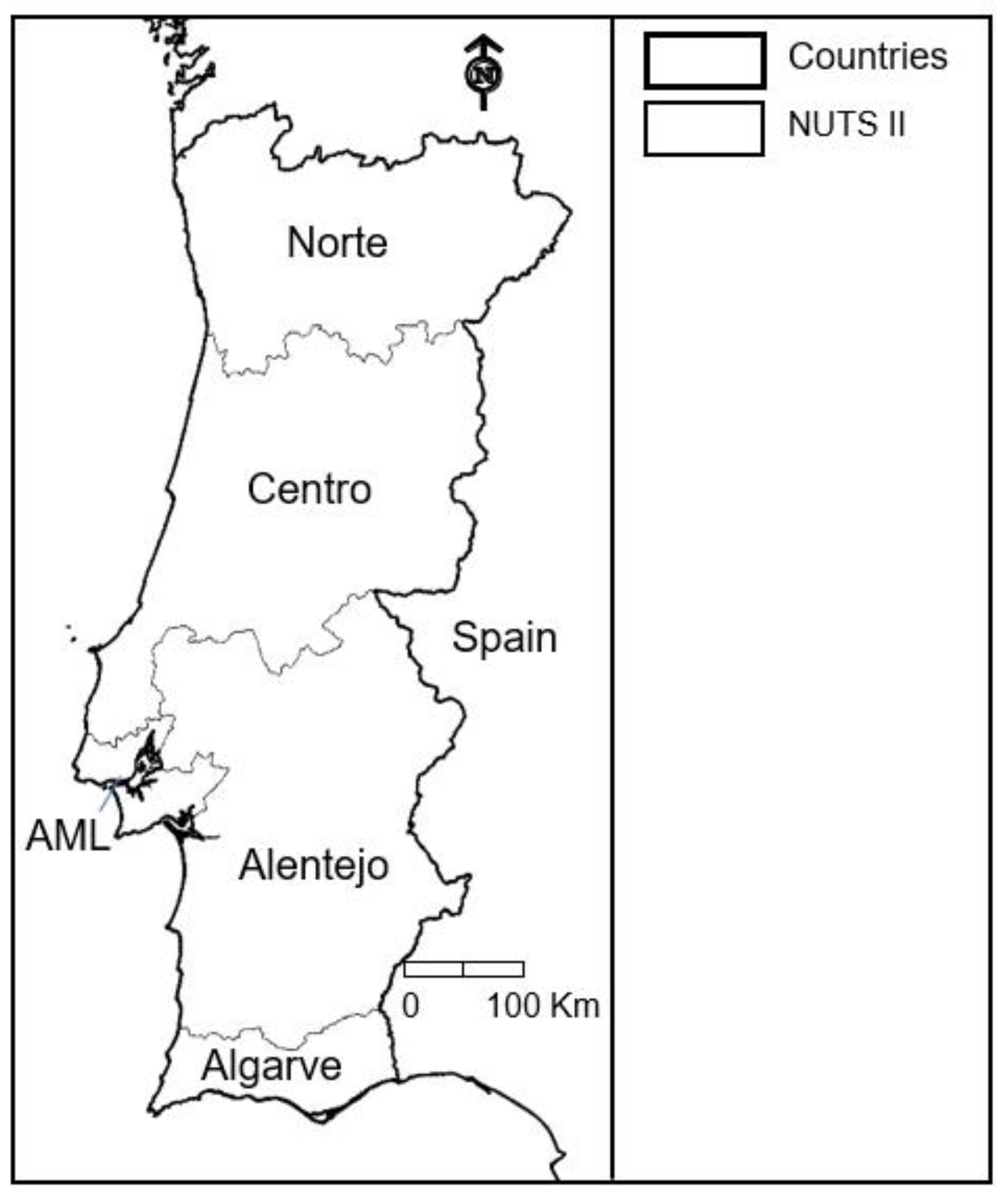 Mapas « Comissão de Coordenação e Desenvolvimento Regional do Alentejo