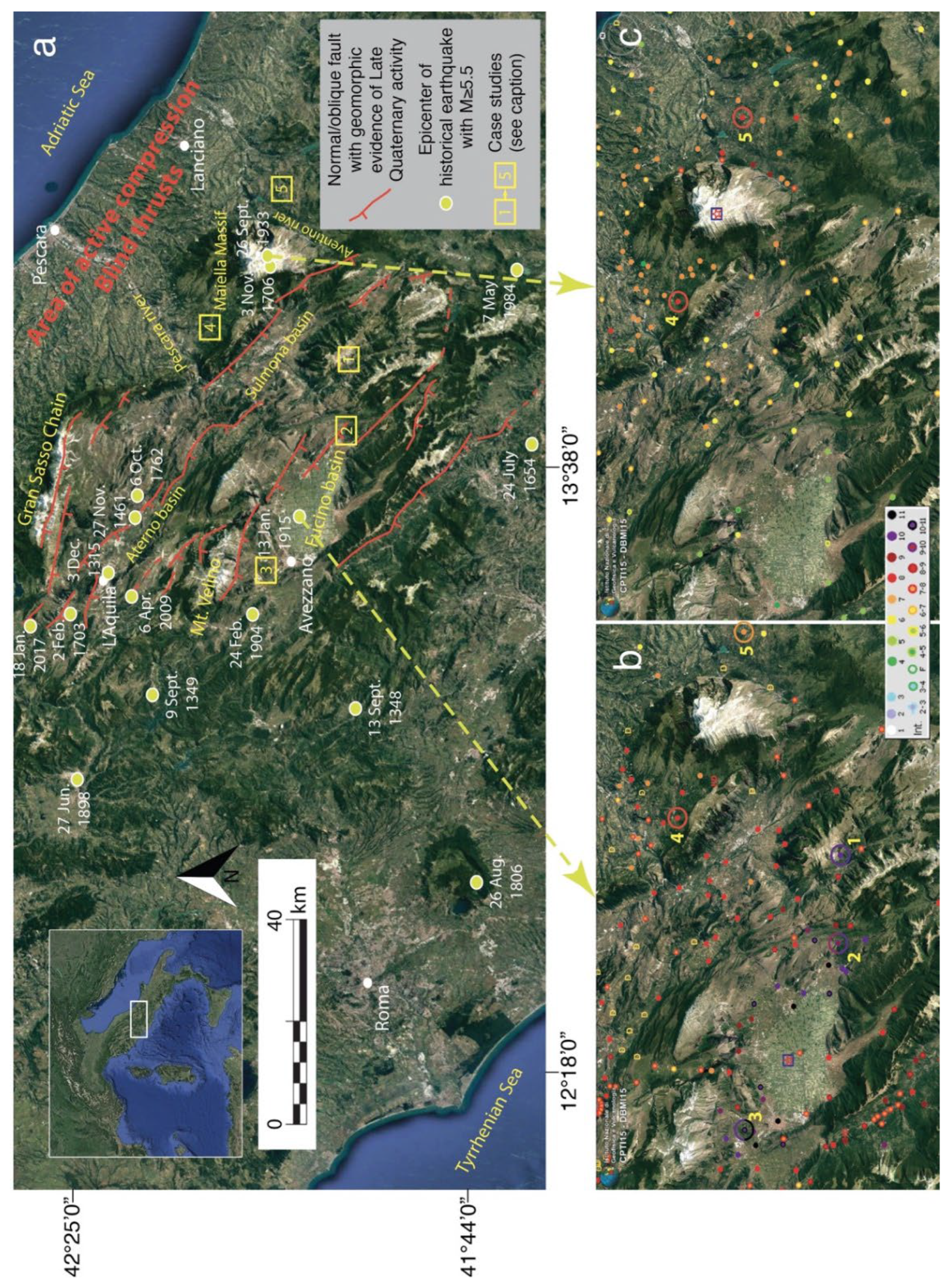 Sketch of the geodynamic evolution of the Italian region. Dashed