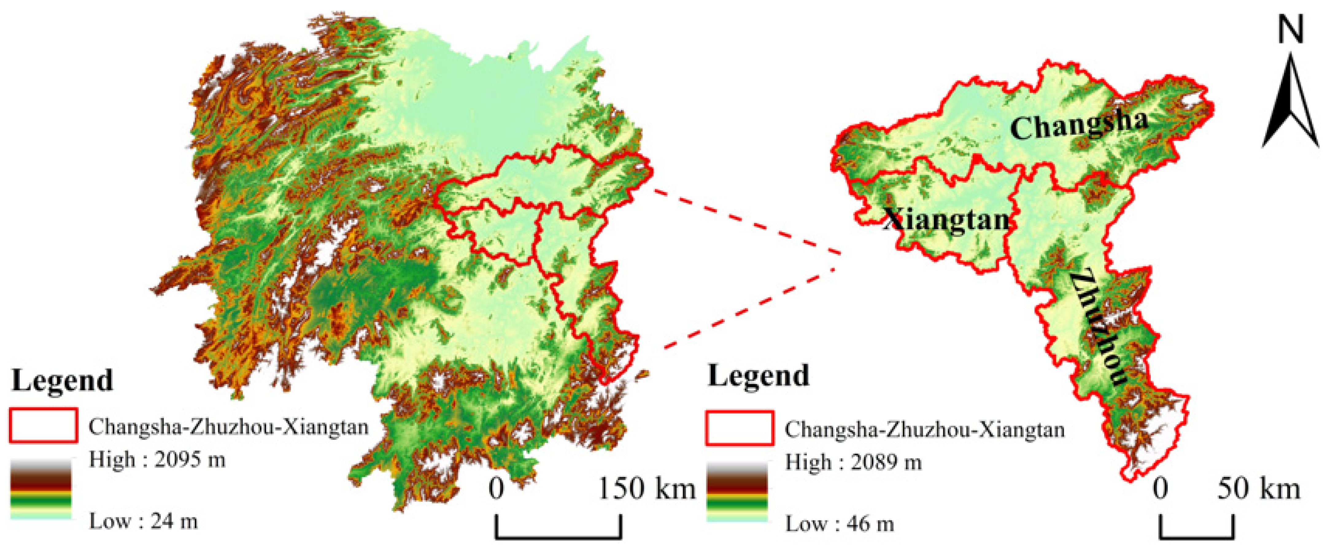 Sustainability Free FullText Study on Land Use Changes in Changsha