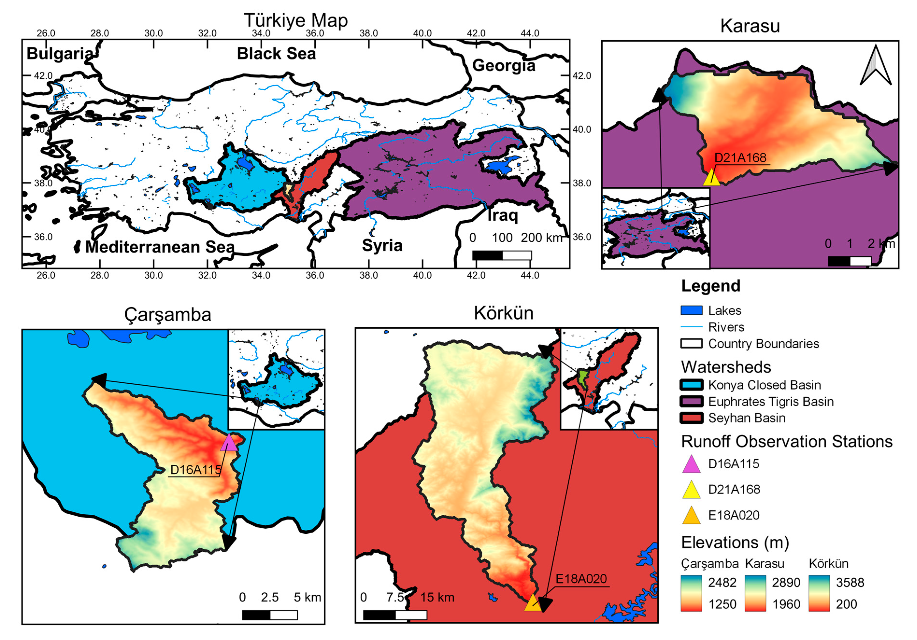 Evaluation of Runoff Simulation Using the Global BROOK90-R