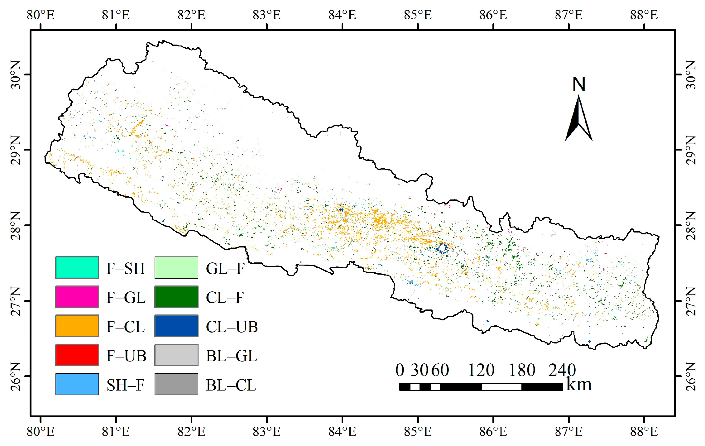 Sustainability Free FullText Land Use/Cover Change, Fragmentation