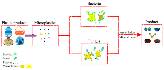 Systematic Review of Degradation Processes for Microplastics