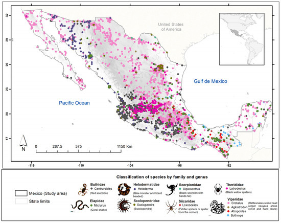 Anthropogenic Risk to Poisonous Species in Mexico