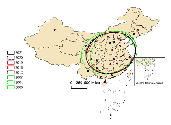 Spatiotemporal Changes in China's Tourism Industry Development